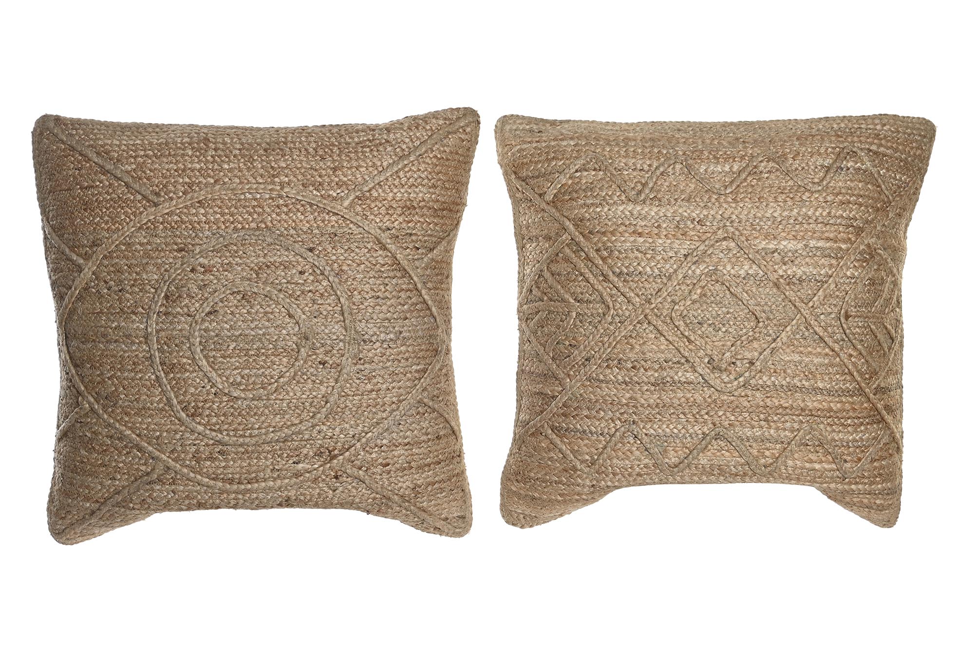COJIN YUTE 60X60X10 1600 GR, NATURAL 2 SURT.