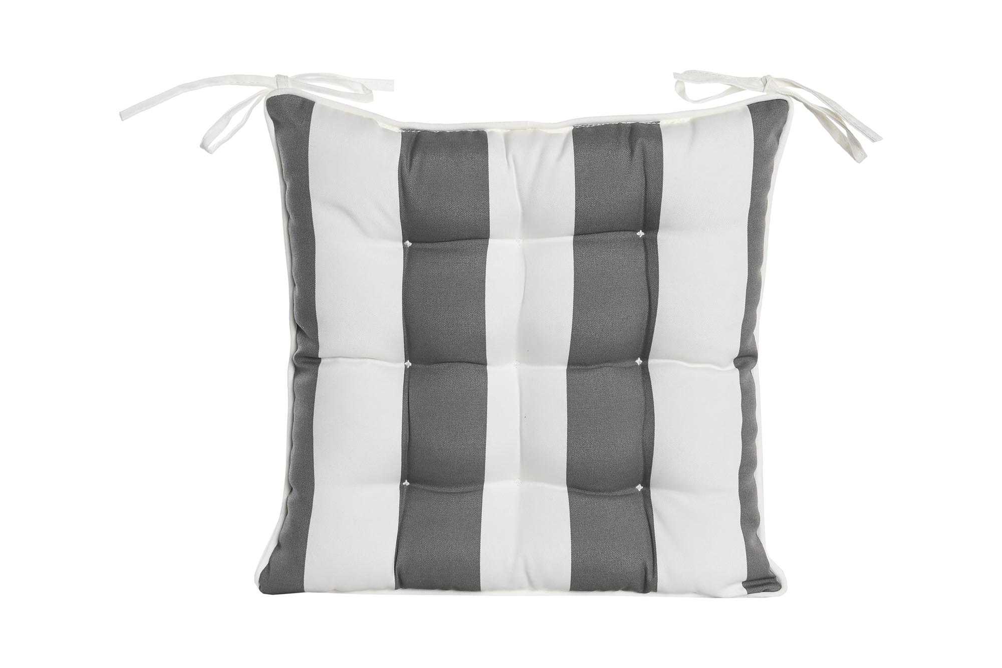 COJIN SILLA POLIESTER 40X40X7 430 GR, RAYAS