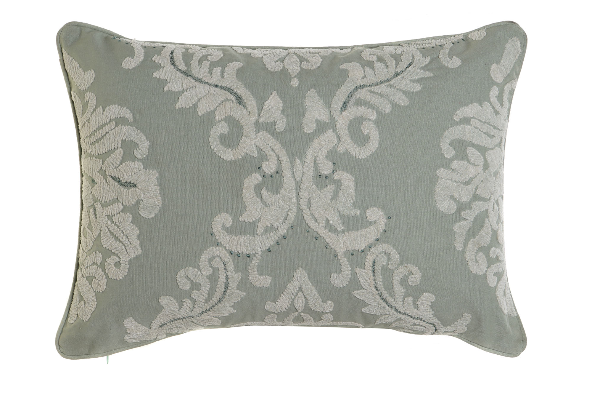 FUNDA COJIN ALGODON 60X1X40 VERDE MENTA