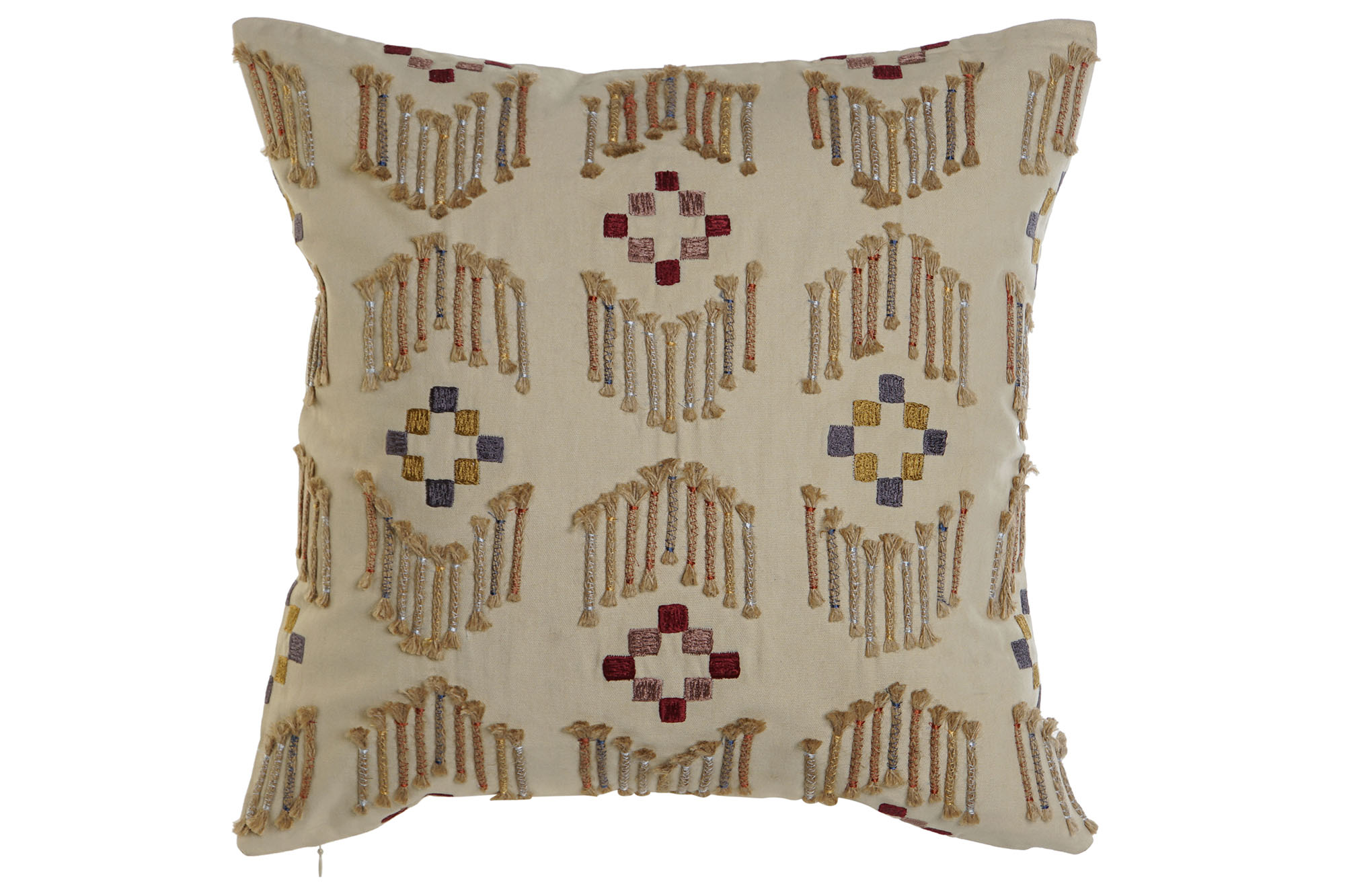FUNDA COJIN ALGODON 50X1X50 BEIGE