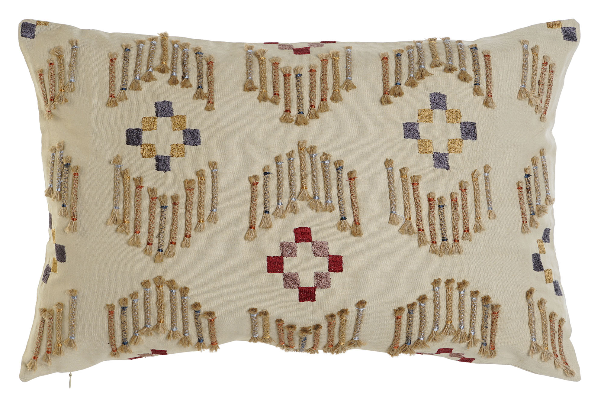 FUNDA COJIN ALGODON 60X1X40 BEIGE