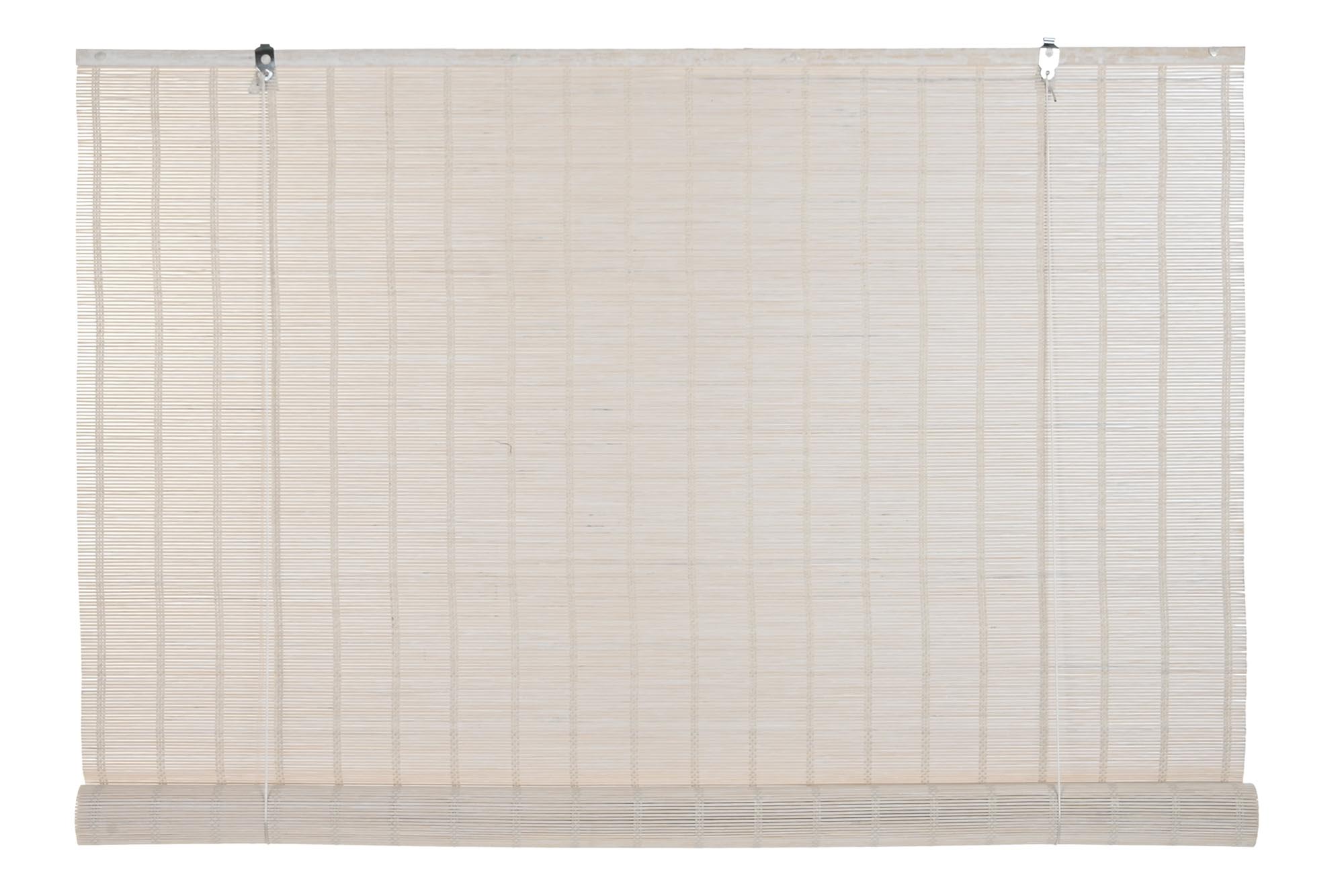 ESTOR BAMBU 120X2X175 ENROLLABLE BARNIZADO BLANCO