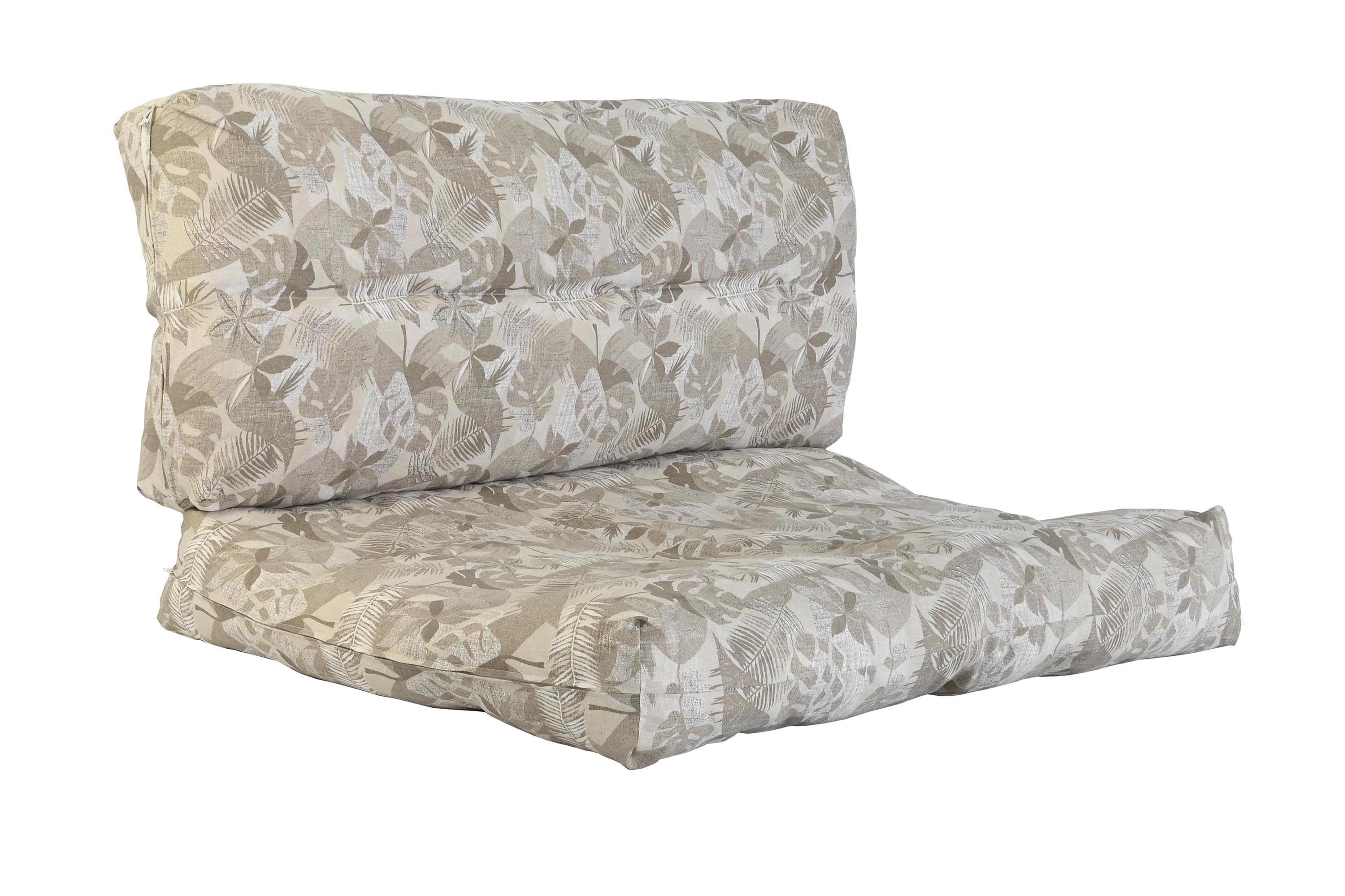 COJIN SUELO SET 2 ALGODON 120X80X16 HOJAS