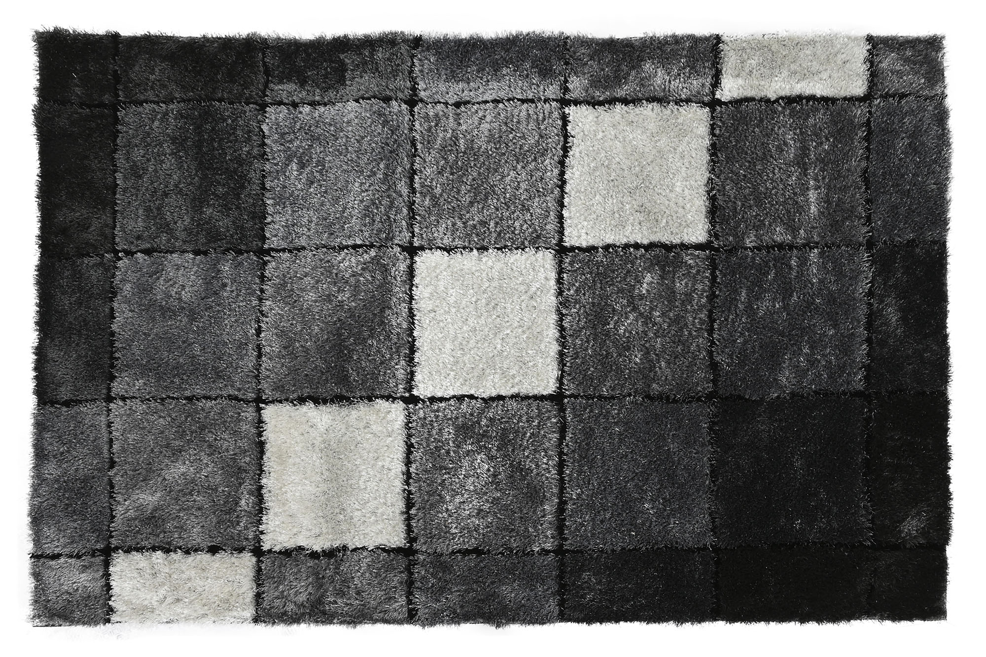 ALFOMBRA POLIESTER 160X230X2 1700 GSM CUADRADOS