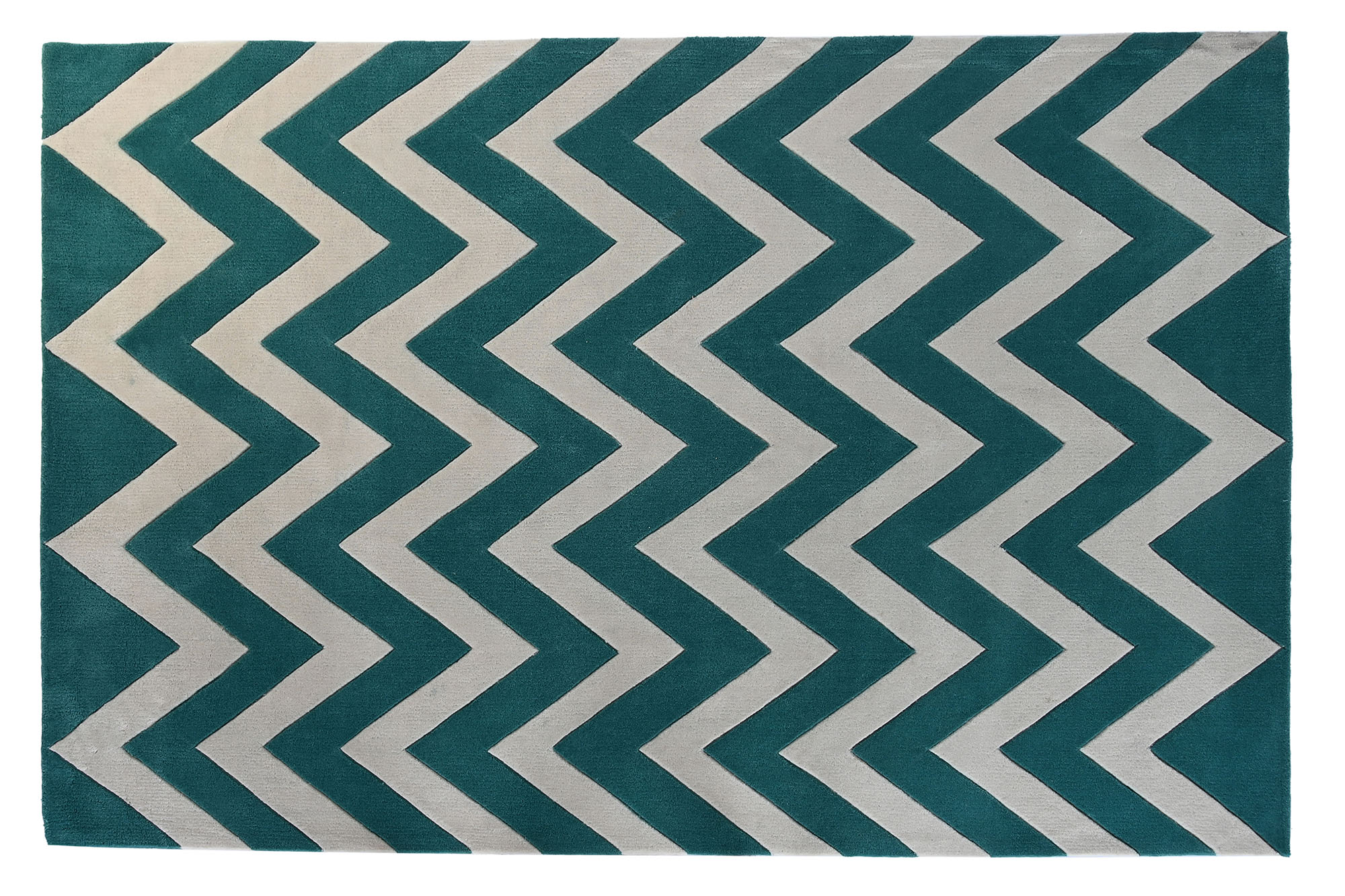 ALFOMBRA POLIESTER 160X230X2 1800 GSM ZIGZAG