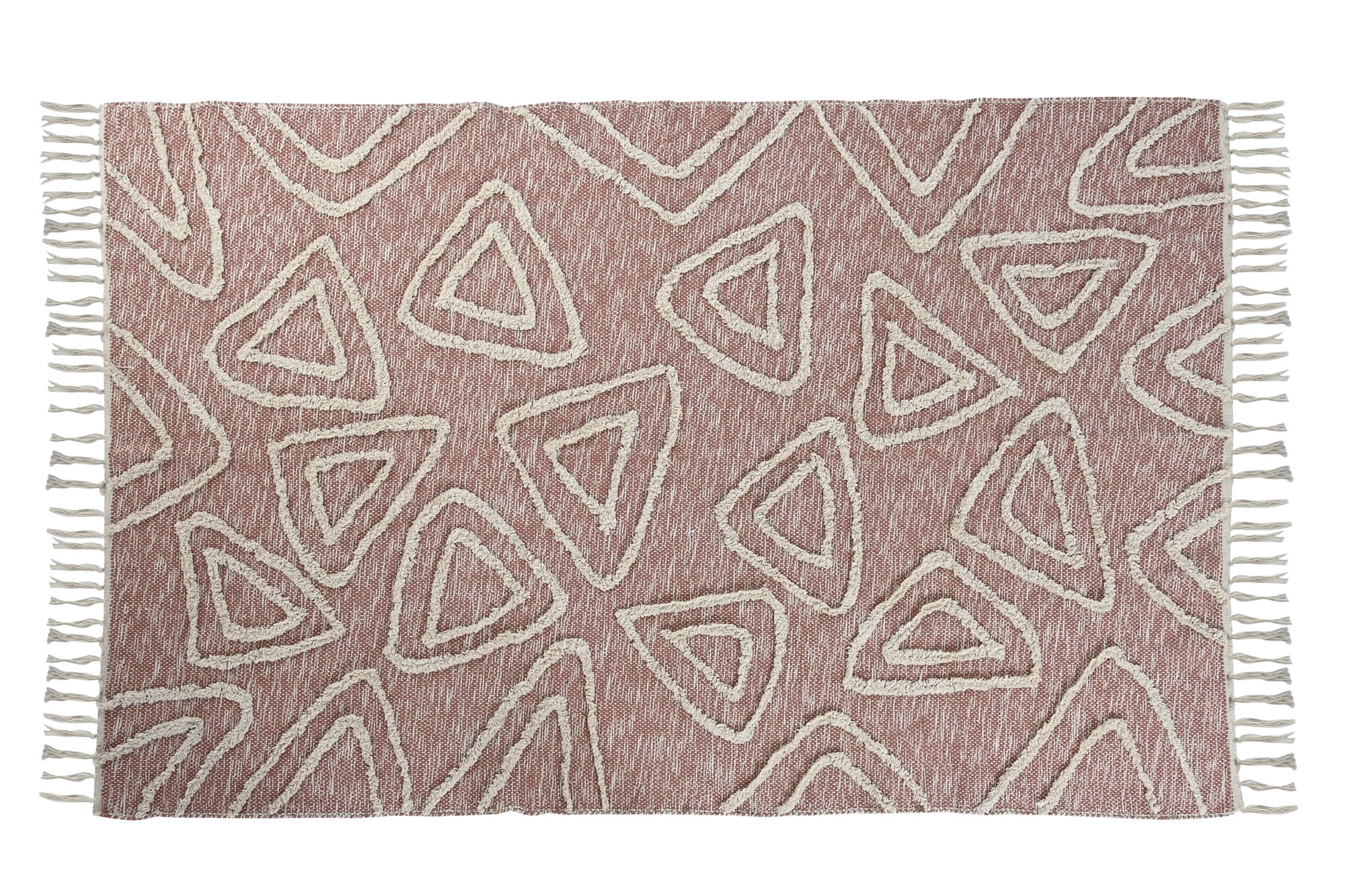 ALFOMBRA ALGODON 120X180X1 1300 GSM FLECOS BORDADO