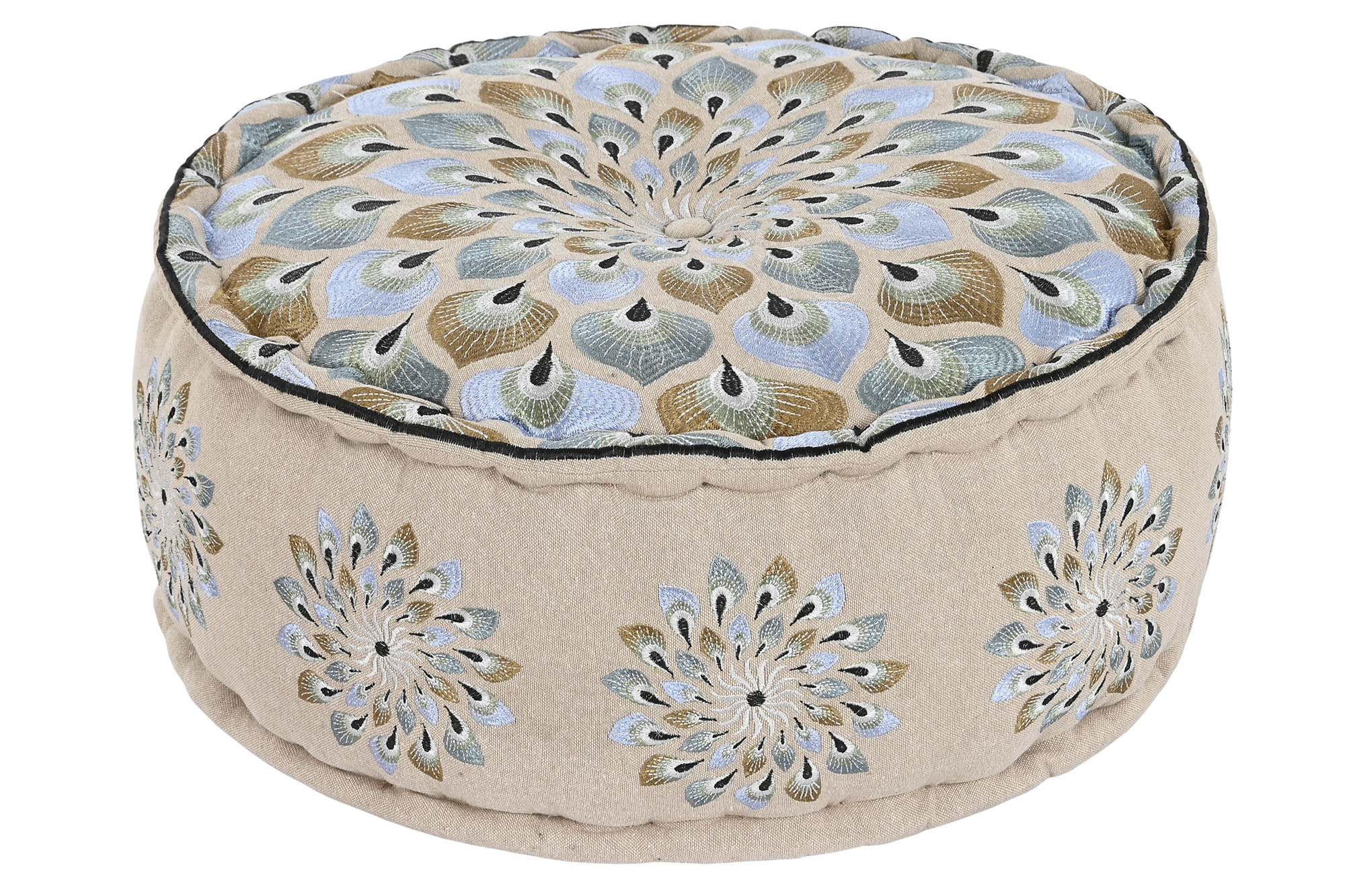 COJIN SUELO ALGODON 60X60X27 AZUL