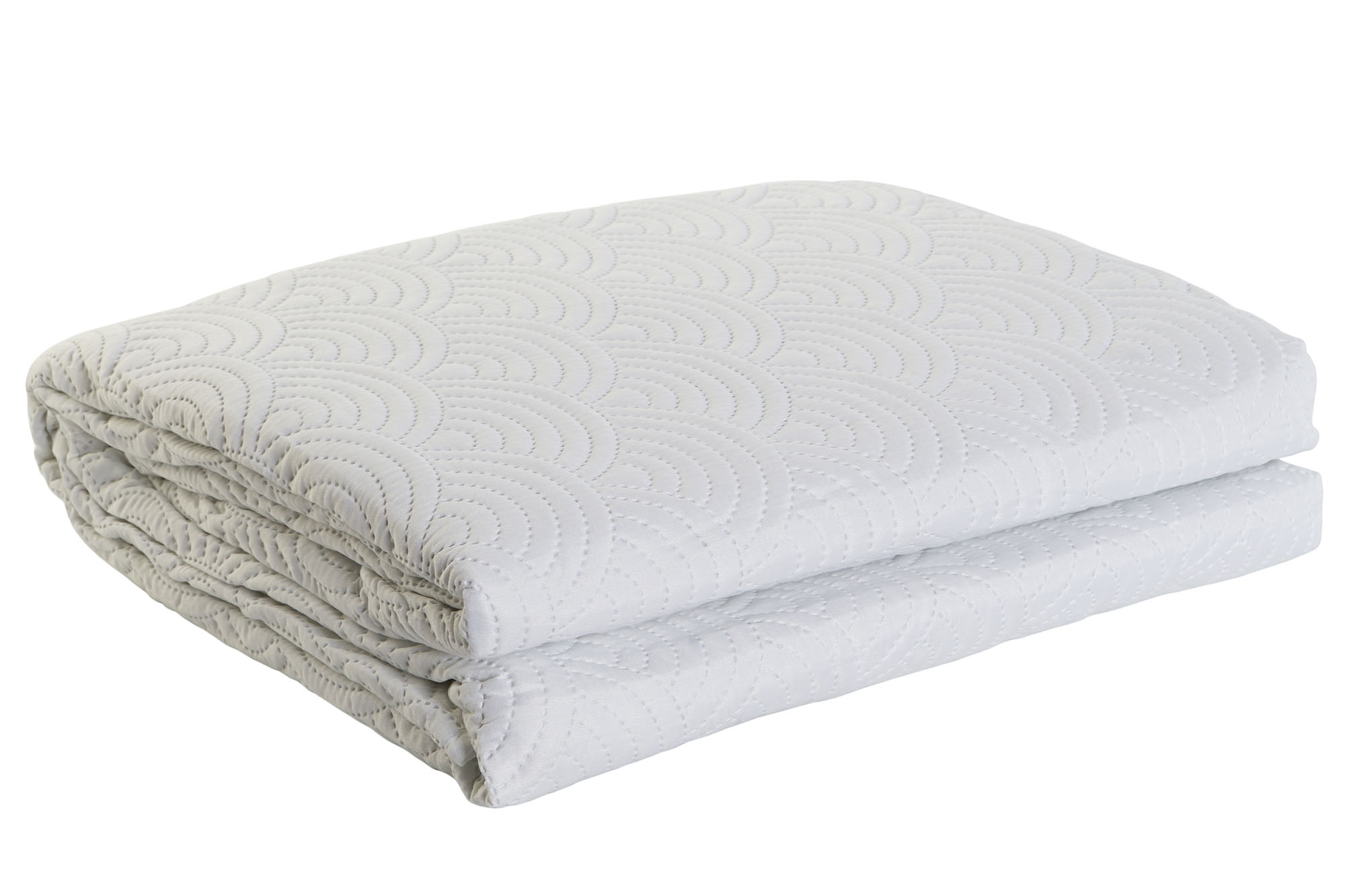 COLCHA POLIESTER 270X270X1 285 GSM, ARCOS BORDADO