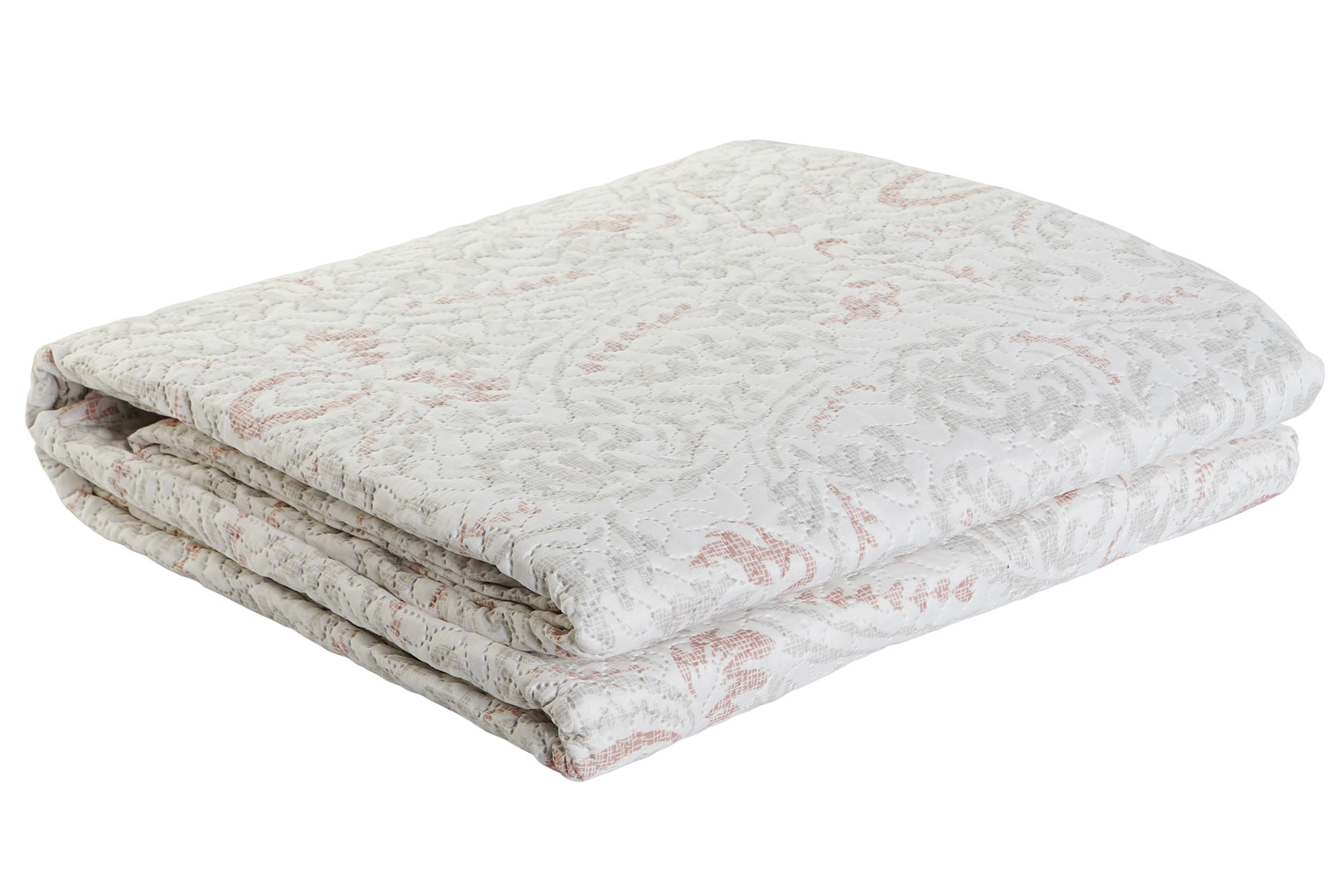 COLCHA POLIESTER 270X270X1 285 GSM, FLORAL BORDADO