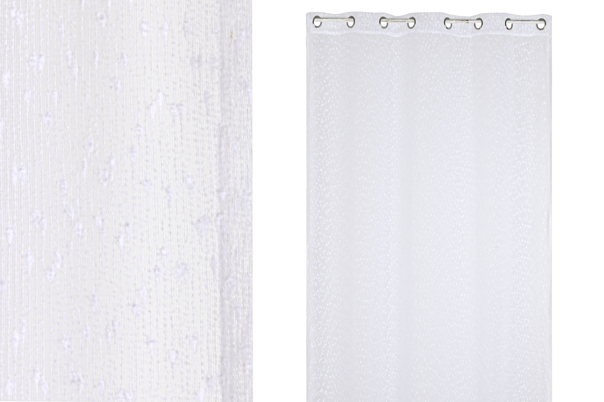 CORTINA POLIESTER 140X260 8 ANILLAS BLANCO
