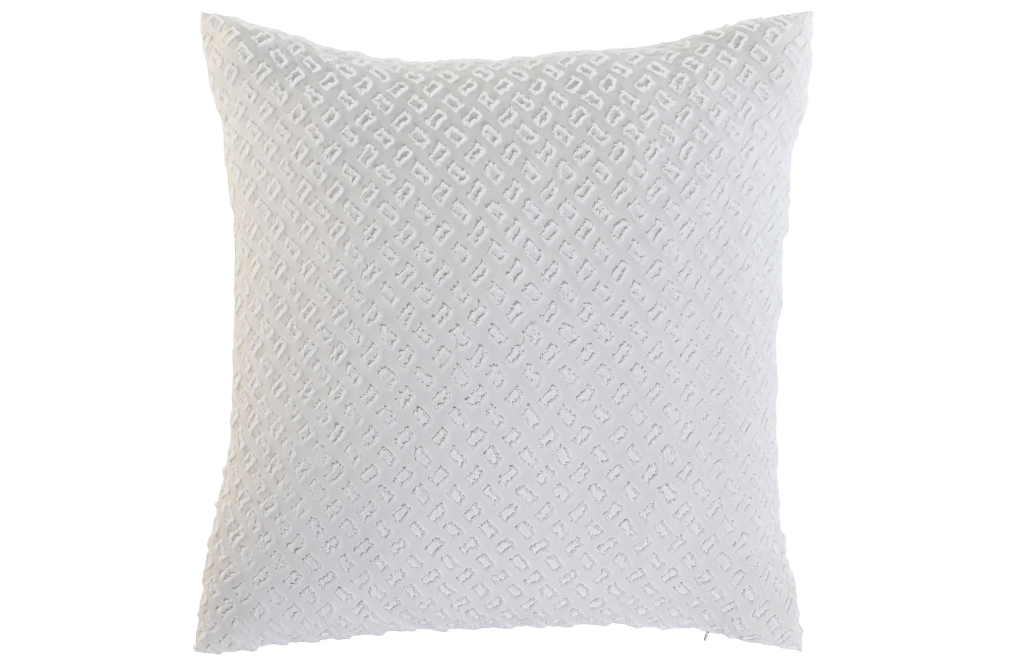 COJIN POLIESTER 60X60X60 700 GR. BORDADO BLANCO