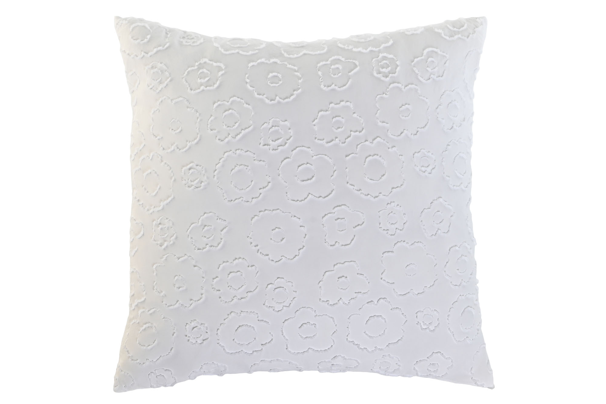 COJIN POLIESTER 60X60X60 700 GR. BORDADO BLANCO
