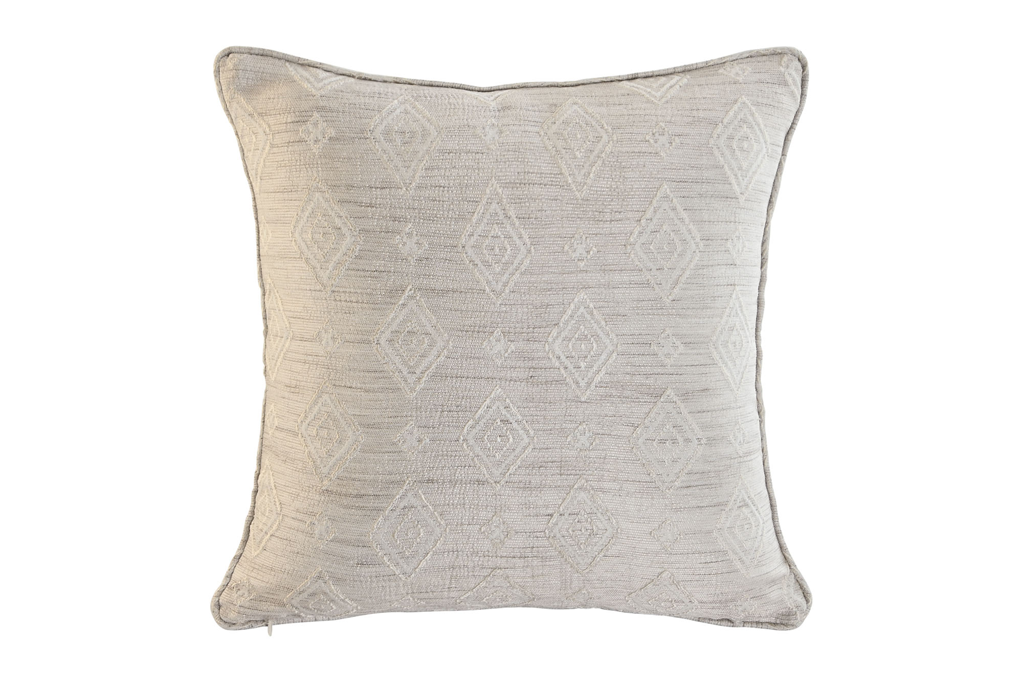 COJIN POLIESTER 45X45X45 420 GR. JAQUARD BEIGE