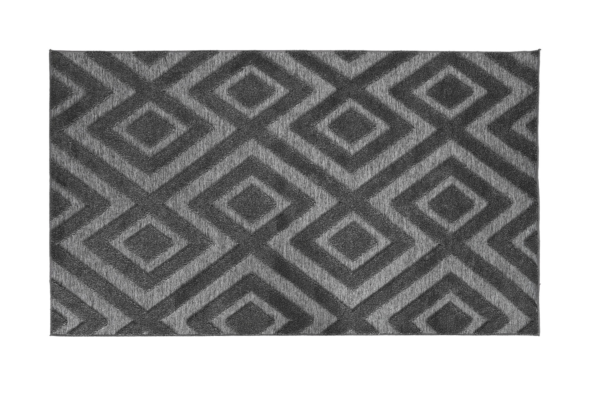 ALFOMBRA POLIESTER 175X100X1 350 GSM GRIS OSCURO