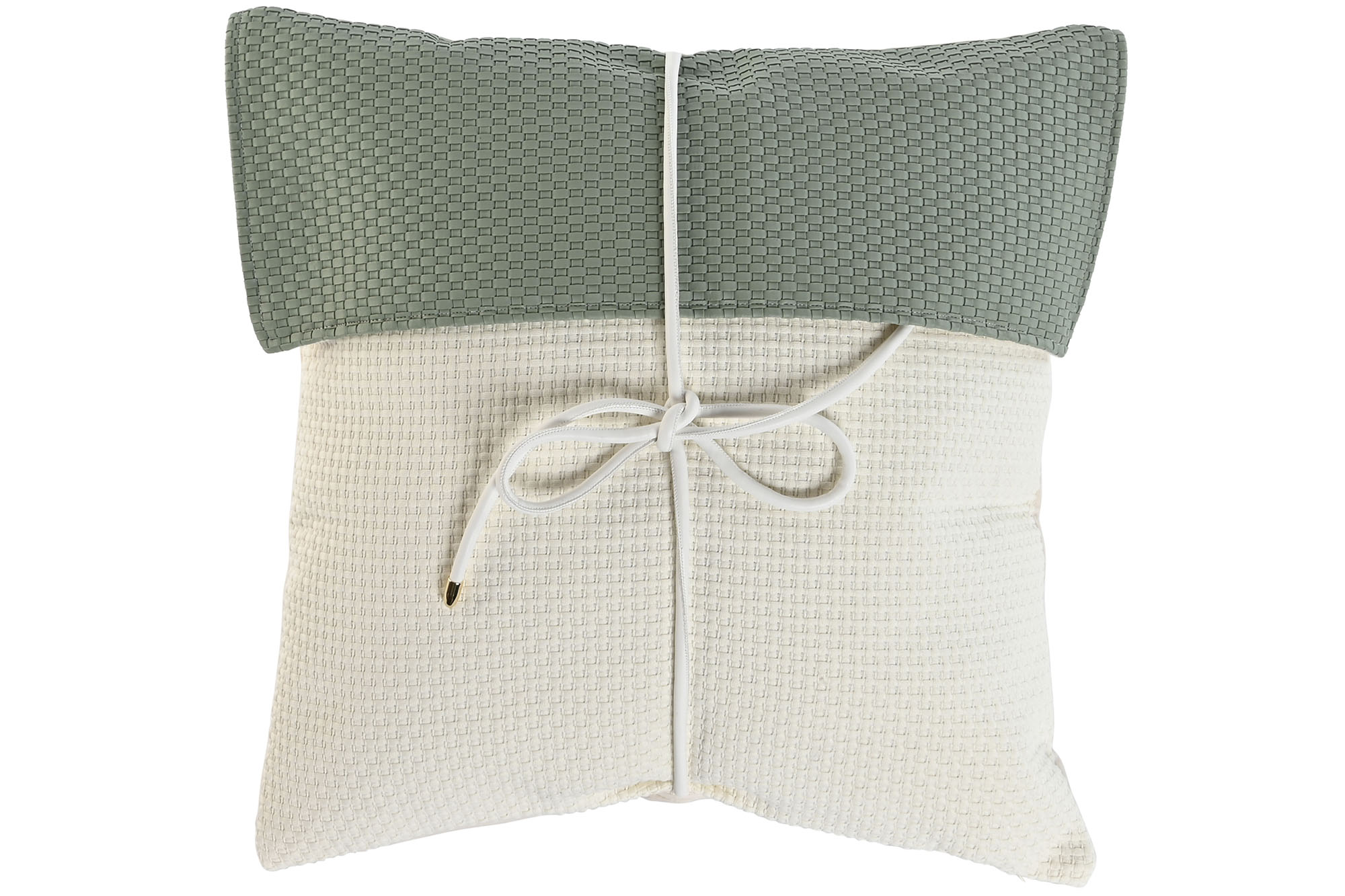 COJIN JACQUARD PU 45X10X45 630 GSM VERDE MENTA