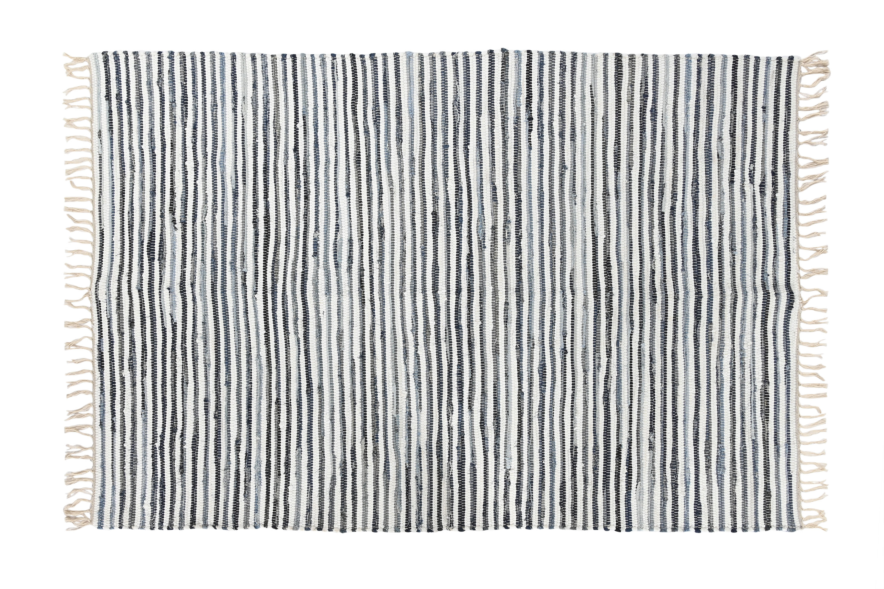 ALFOMBRA ALGODON 120X180X0,5 CHINDI AZUL