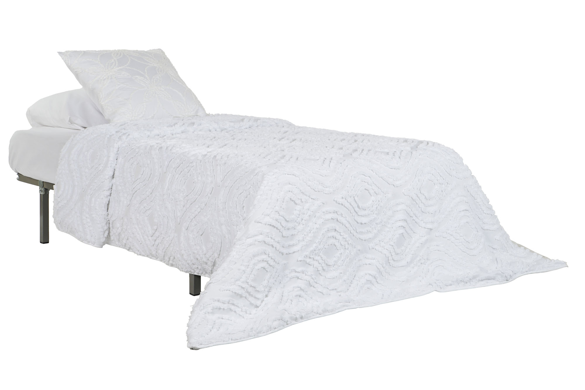 COLCHA POLIESTER 180X260 RELLENO 150 GSM. BORDADO