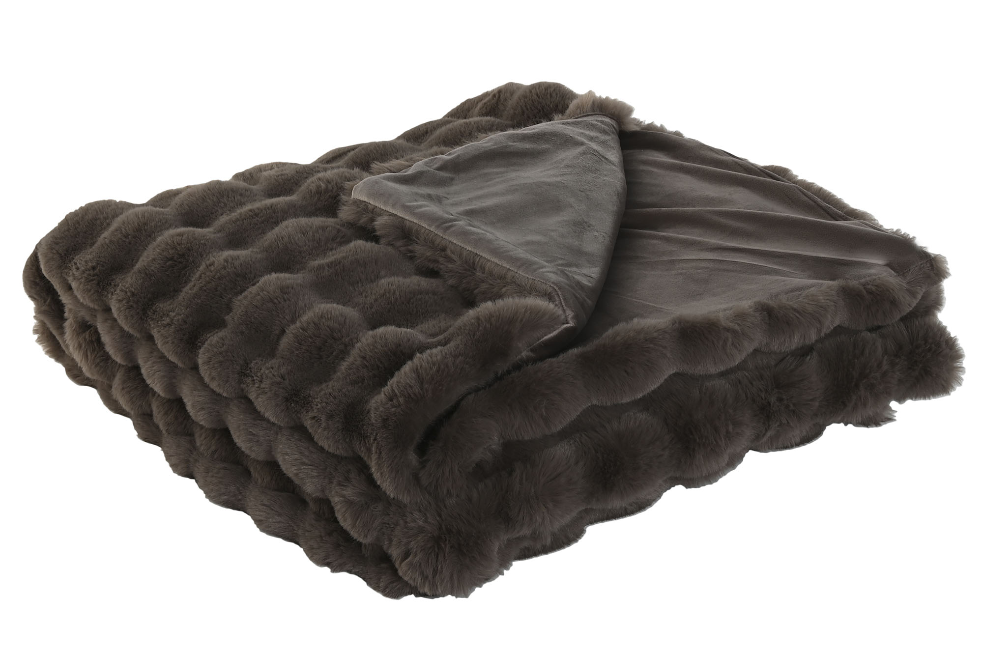 MANTA POLIESTER 220X240X1 850 GSM CAMA MARRON