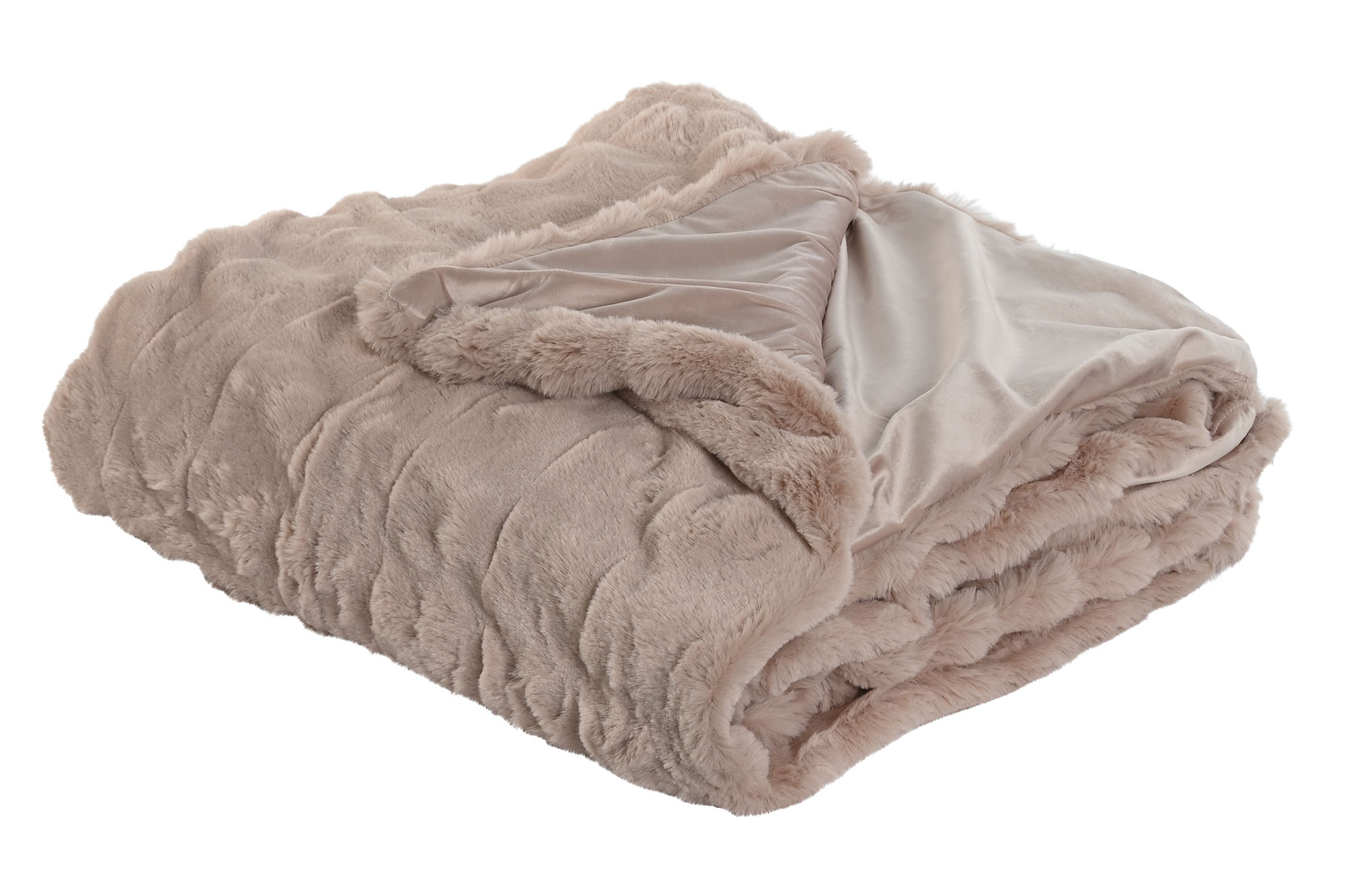 MANTA POLIESTER 220X240X1 800 GSM CAMA ROSA PALO