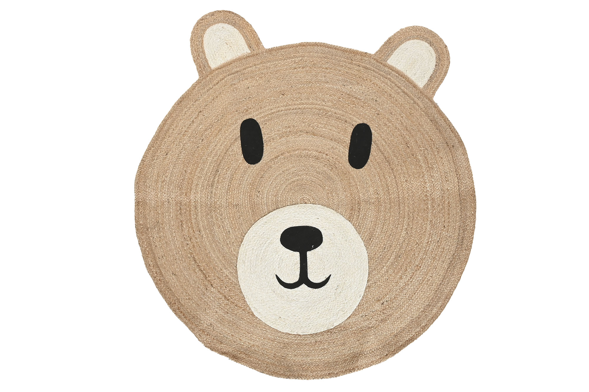 ALFOMBRA YUTE 120X120X1 OSO NATURAL