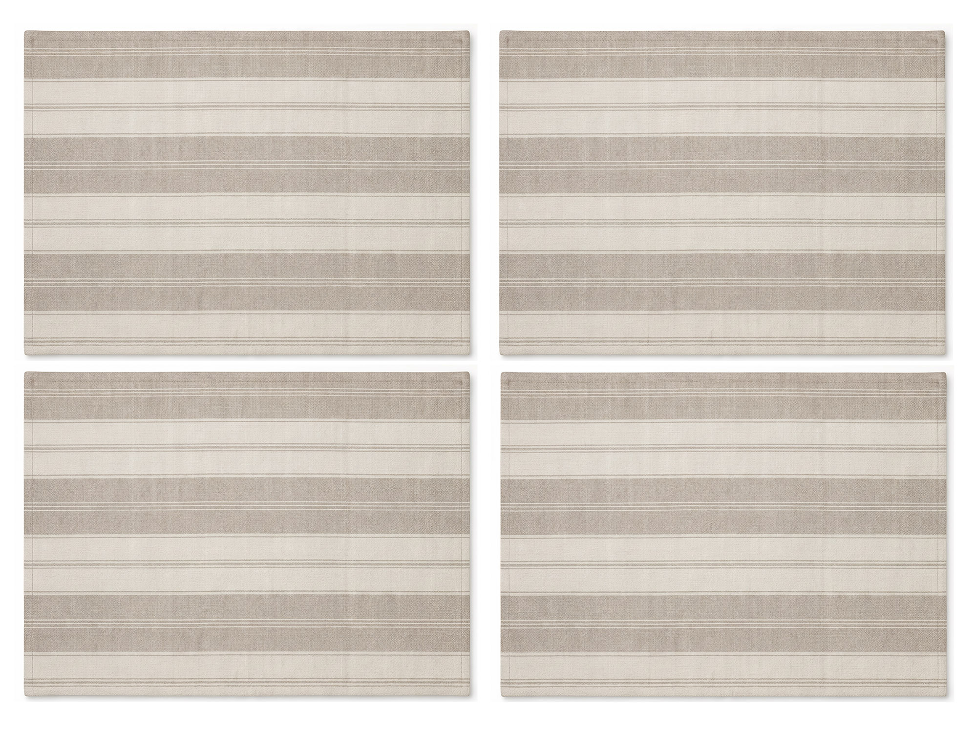 INDIVIDUAL SET 4 ALGODON RECICLADO 30X45 180 GSM,