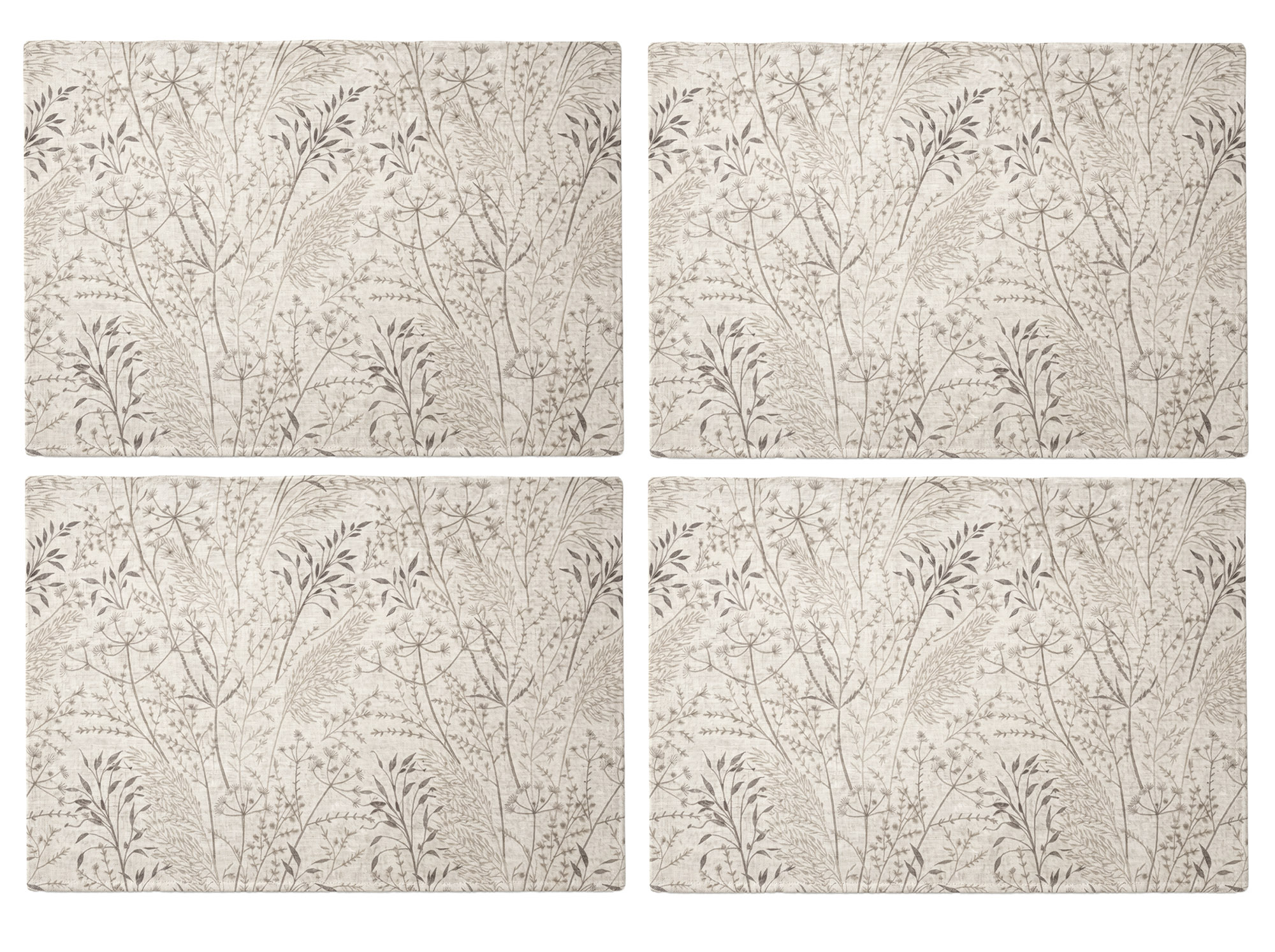INDIVIDUAL SET 4 ALGODON RECICLADO 30X45 180 GSM,