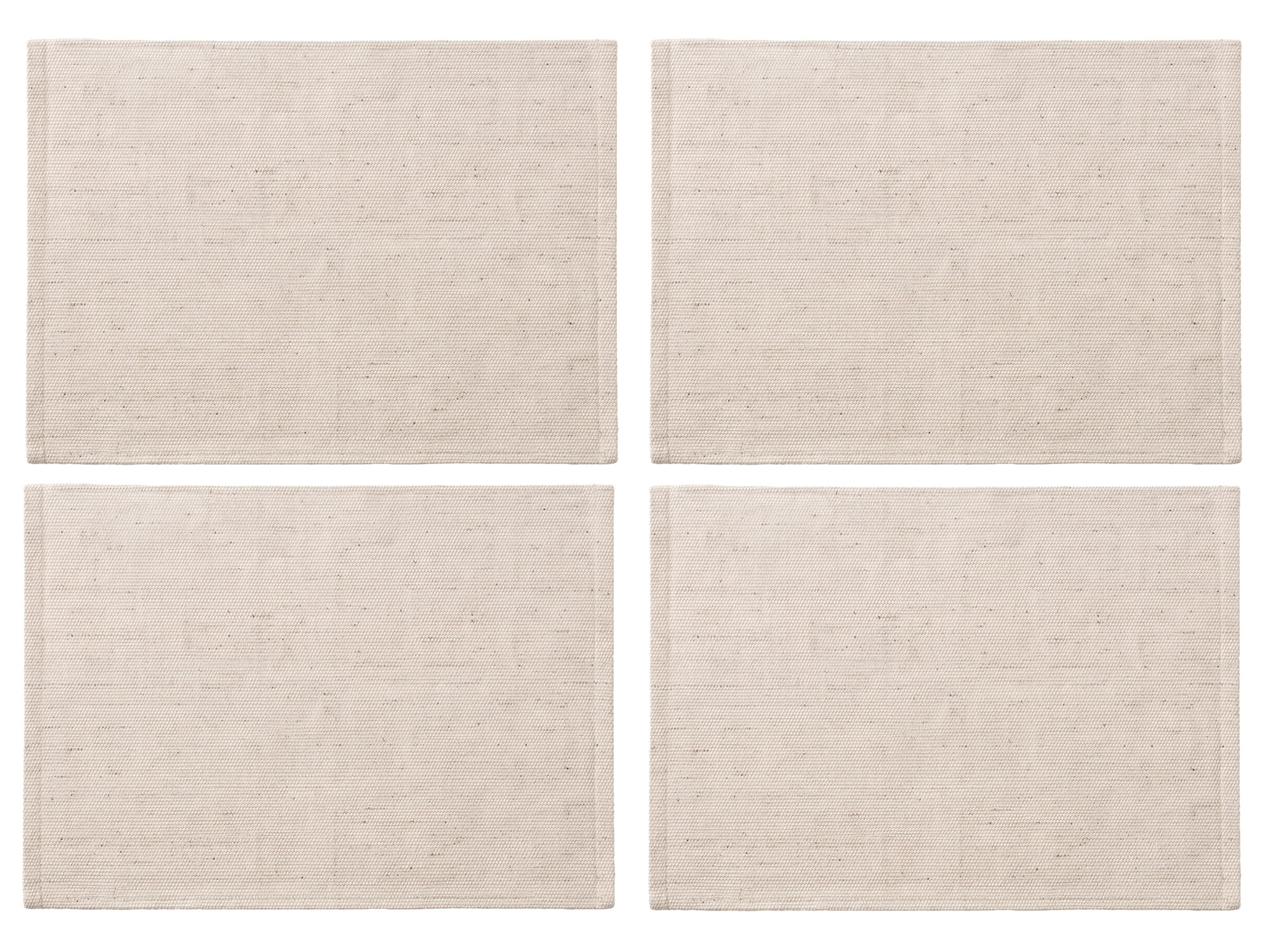 INDIVIDUAL SET 4 ALGODON RECICLADO 30X45 210 GSM,
