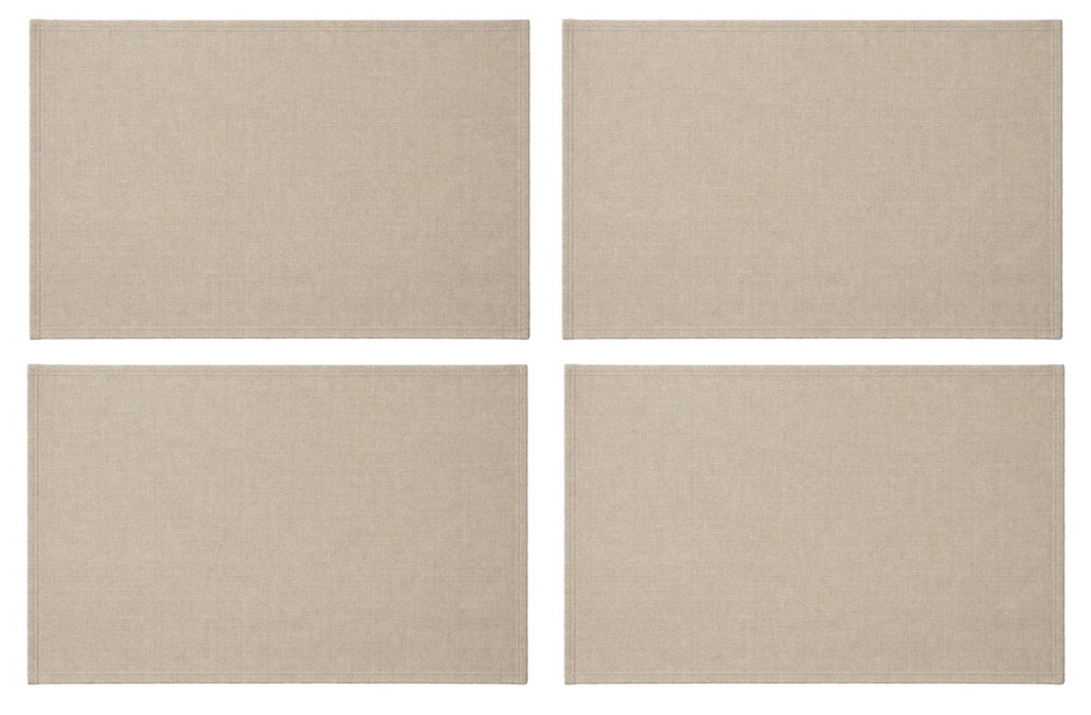 INDIVIDUAL SET 4 ALGODON RECICLADO 30X45 210 GSM,