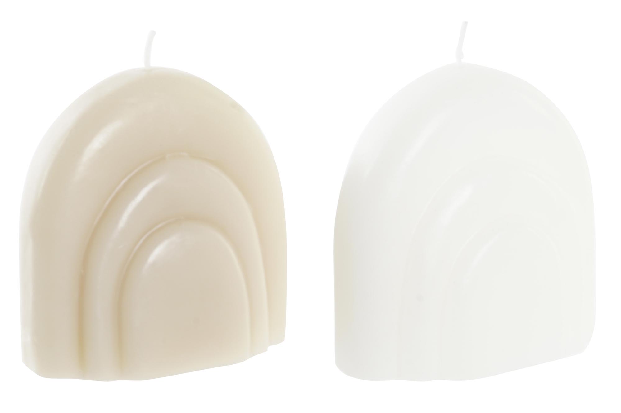 VELA CERA PARAFINA 8X4X8 ARCOS 2 SURT.