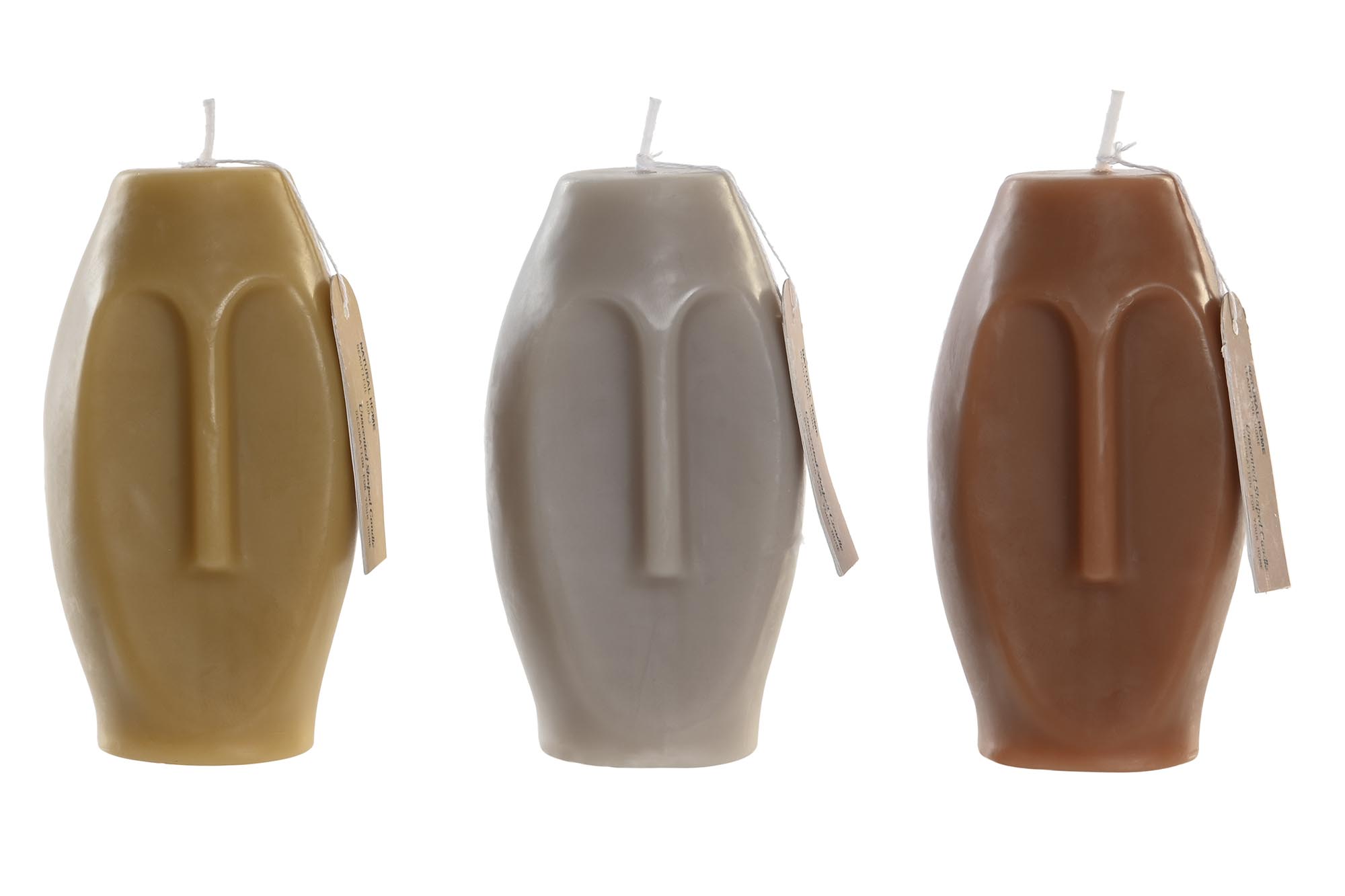 VELA CERA PARAFINA 6X5X12 244 GR, CARA 3 SURT.
