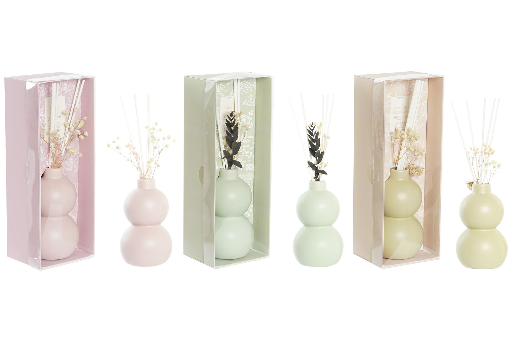 AMBIENTADOR MIKADO CERAMICA 8X8X25,5 100 ML, FLOR