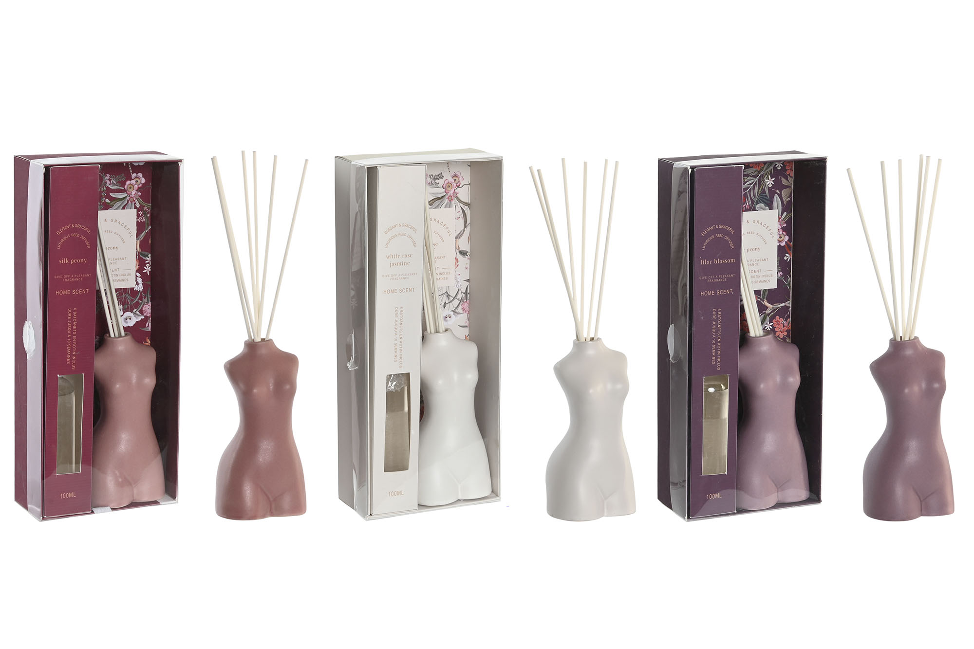 AMBIENTADOR MIKADO CERAMICA 7X6X28 100 ML, MUJER 3