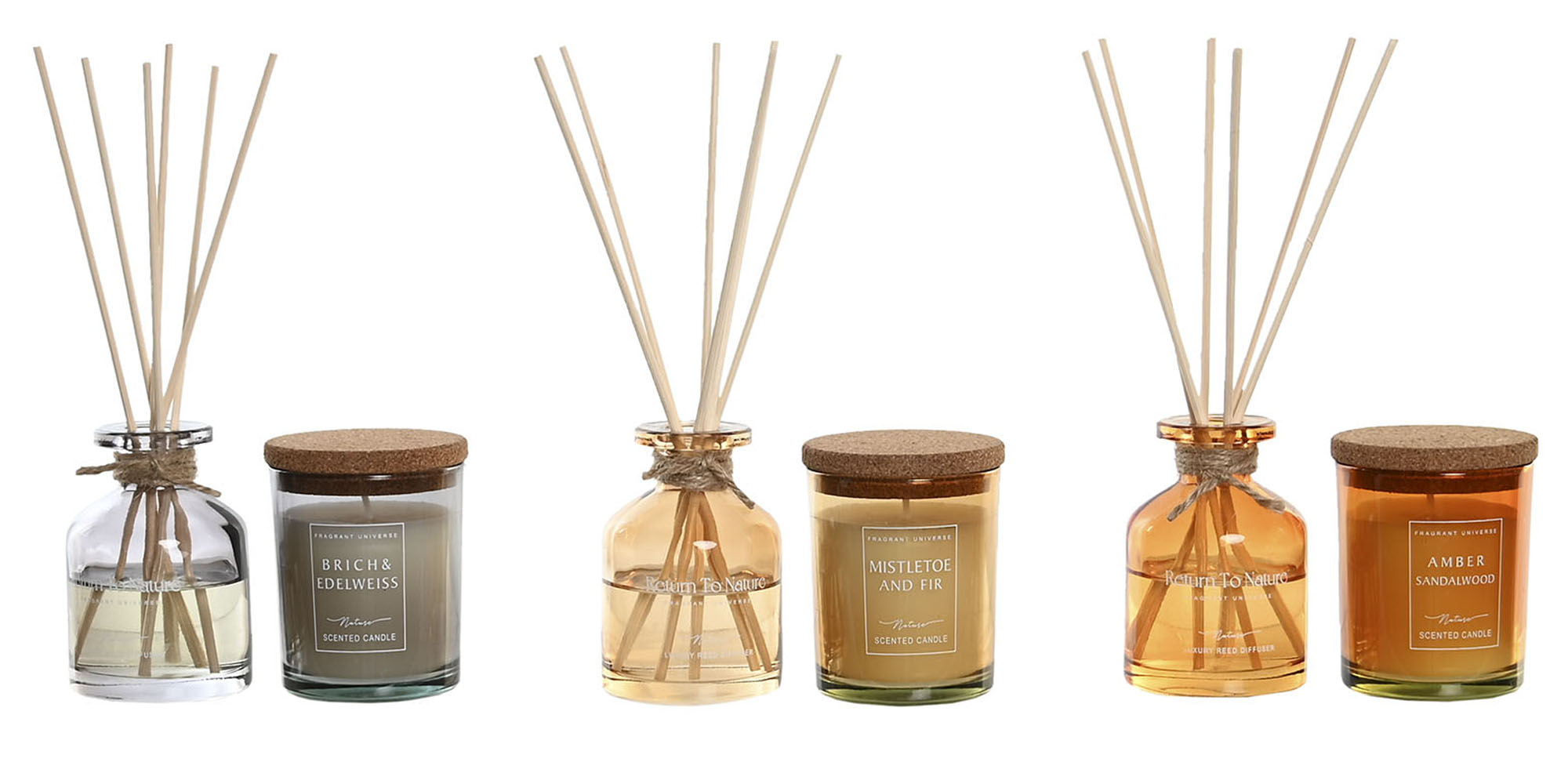 AMBIENTADOR MIKADO SET 2 CRISTAL 21X6X14 90GR50ML