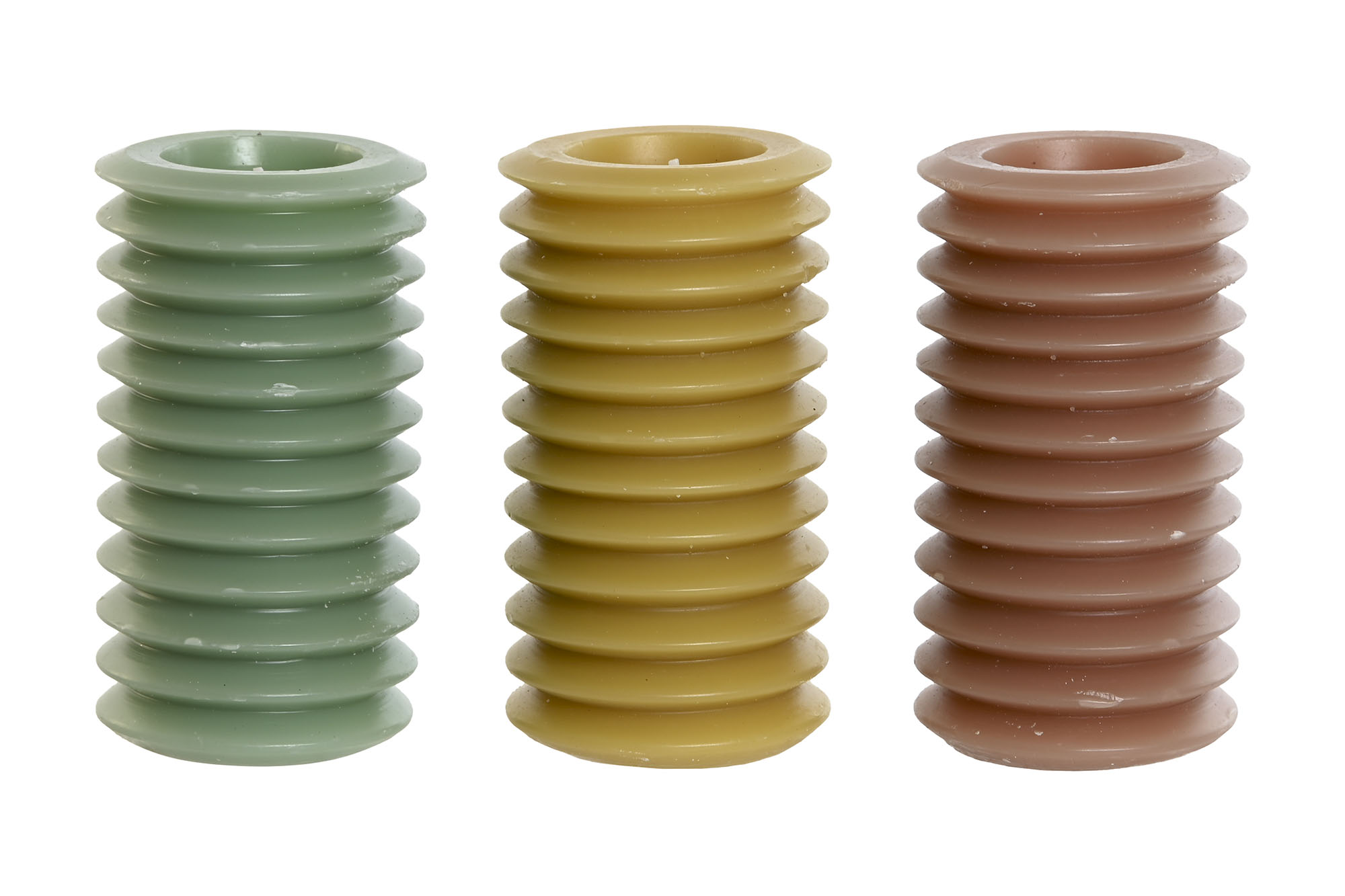 VELA CERA PARAFINA 7X7X14 420 GR, 3 SURT.