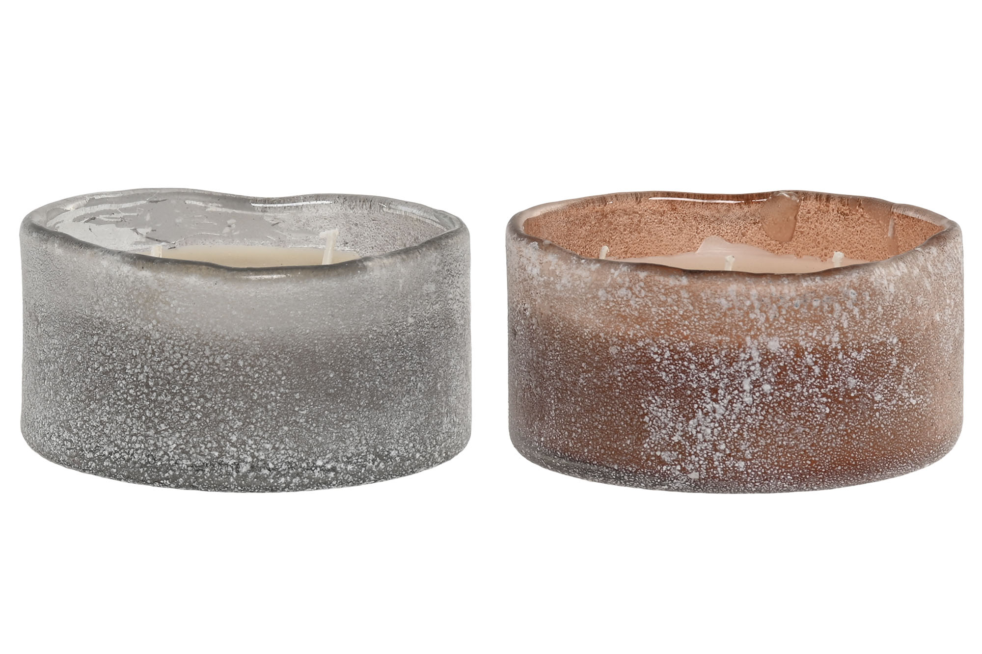 VELA CERA DE SOJA CRISTAL 10X10X5 250 GR, 2 SURT.