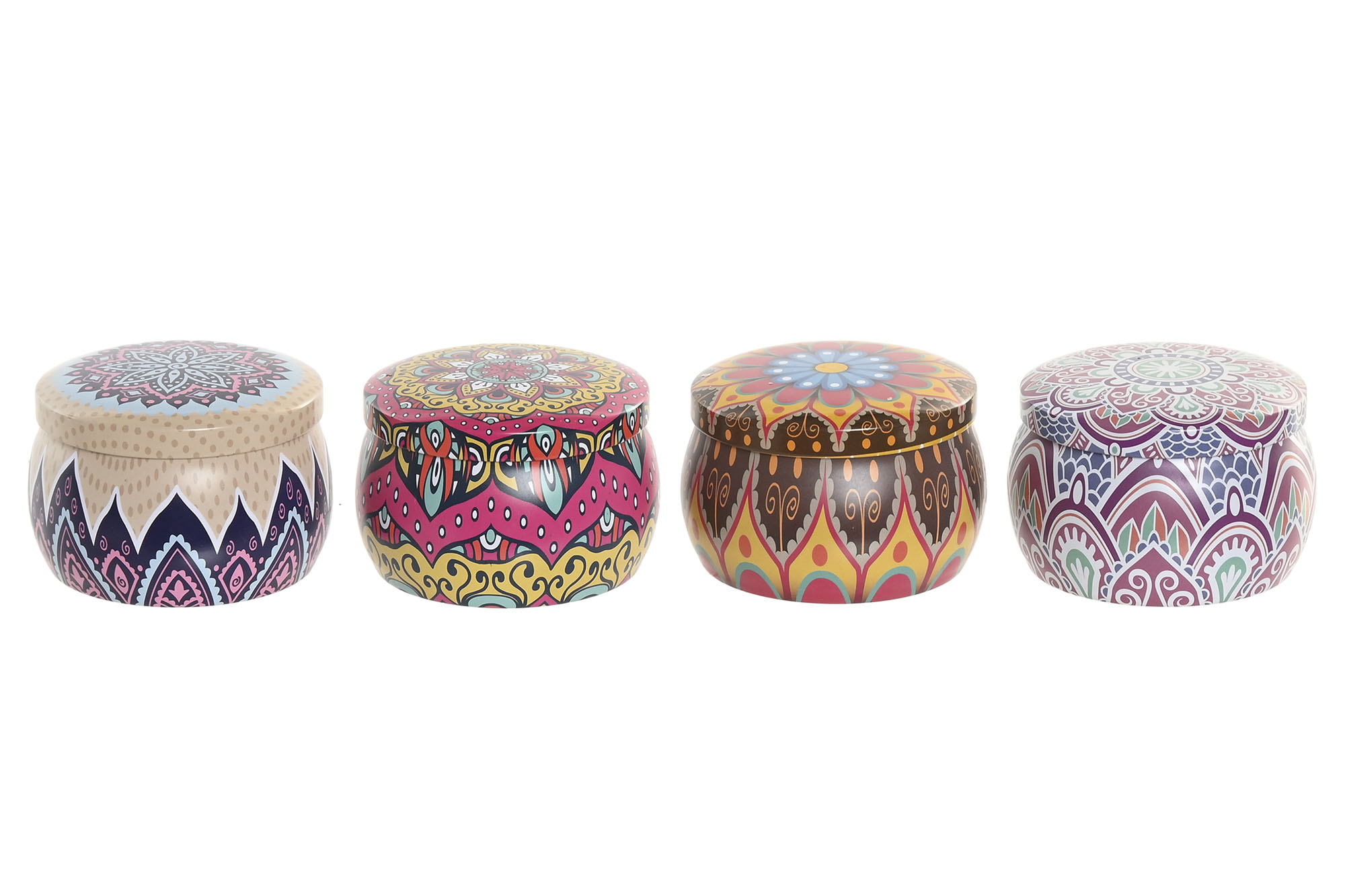 VELA METAL 7,5X7,5X5 85 GR, MANDALA 4 SURT.