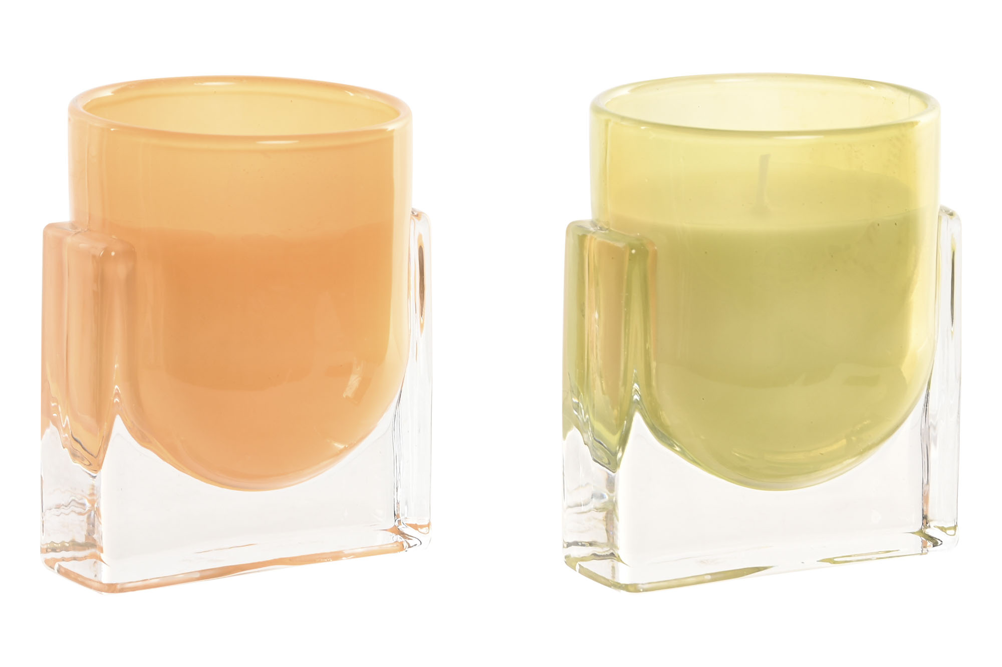 VELA CERA PARAFINA CRISTAL 8X7X10 2 SURT.