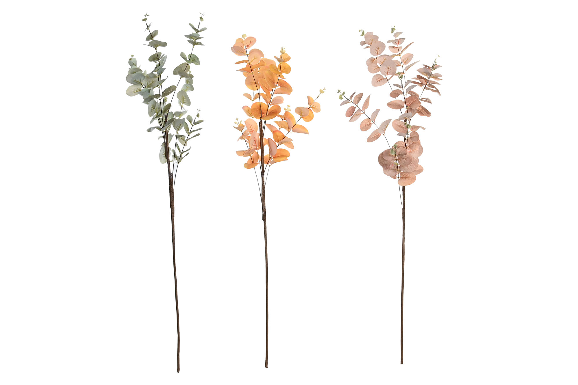 RAMA PE HIERRO 20X20X84CM EUCALIPTO BURDEOS