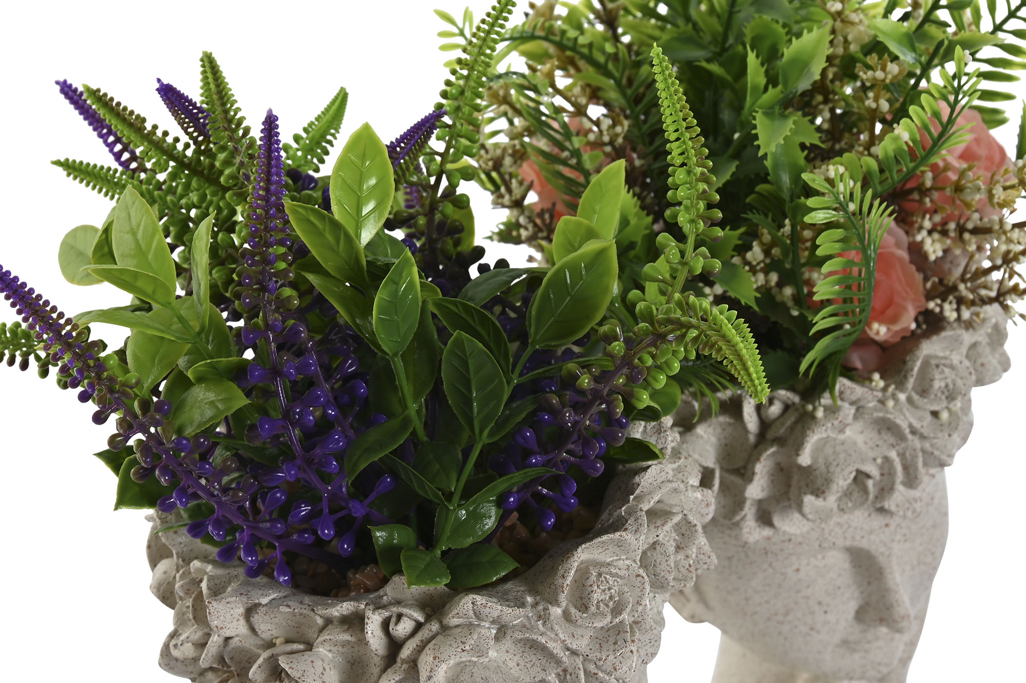 PLANTA RESINA PE 17X18X35CM LAVANDA 3