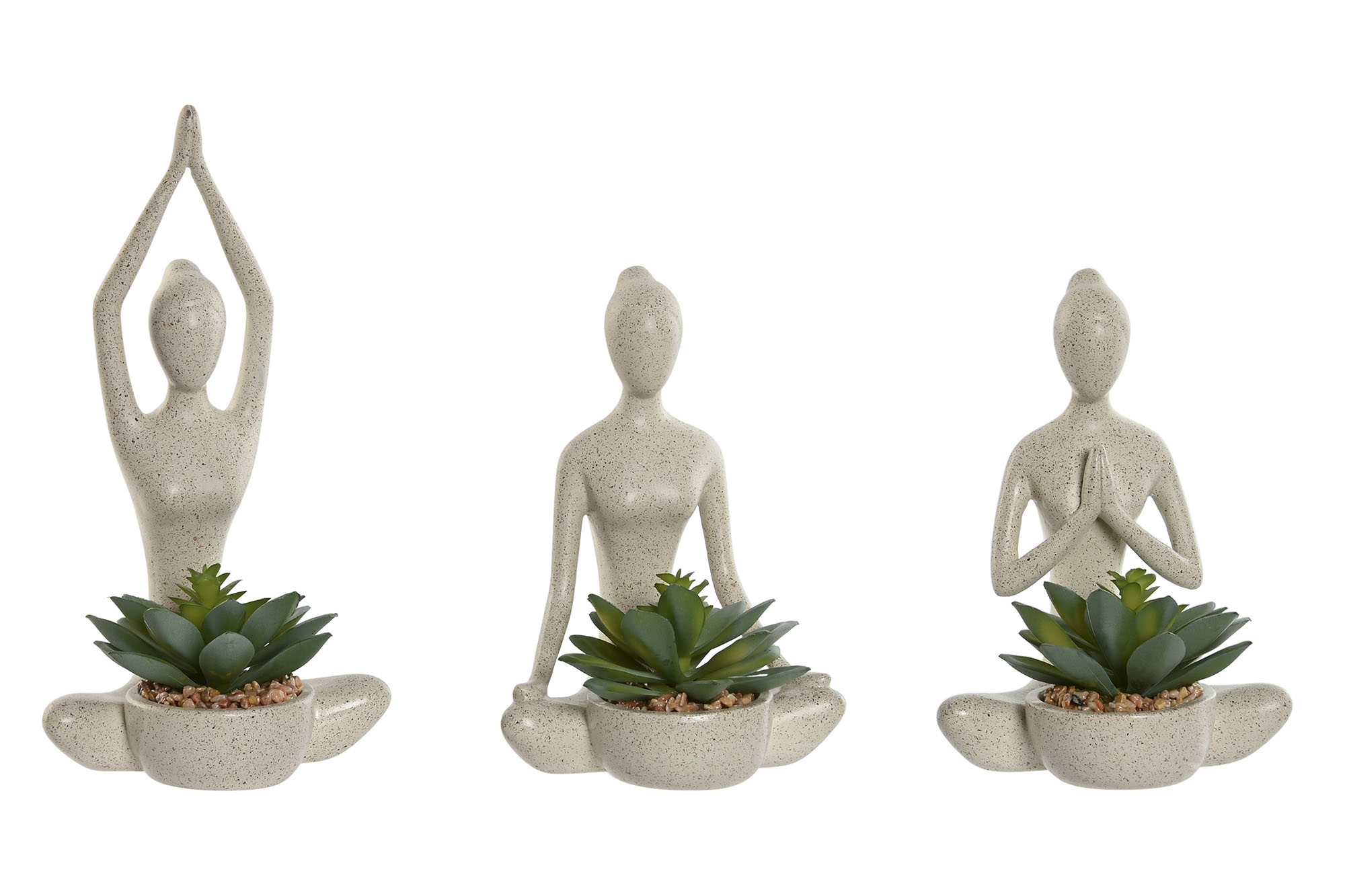 PLANTA RESINA PE 14X12X25,5CM BRAZOS ARRIBA