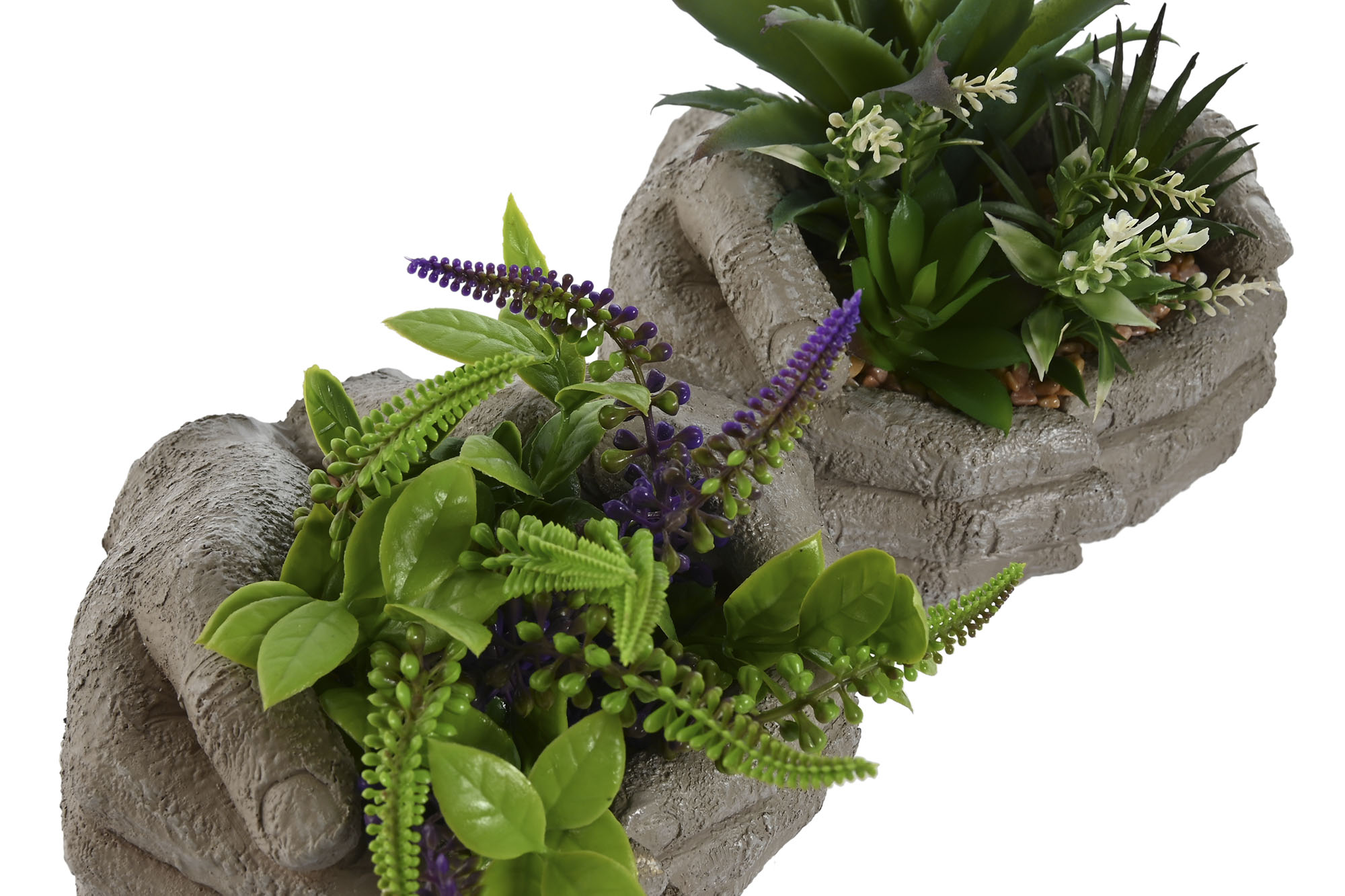 PLANTA RESINA PE 18,5X16X17 MANOS CAPTUS 2