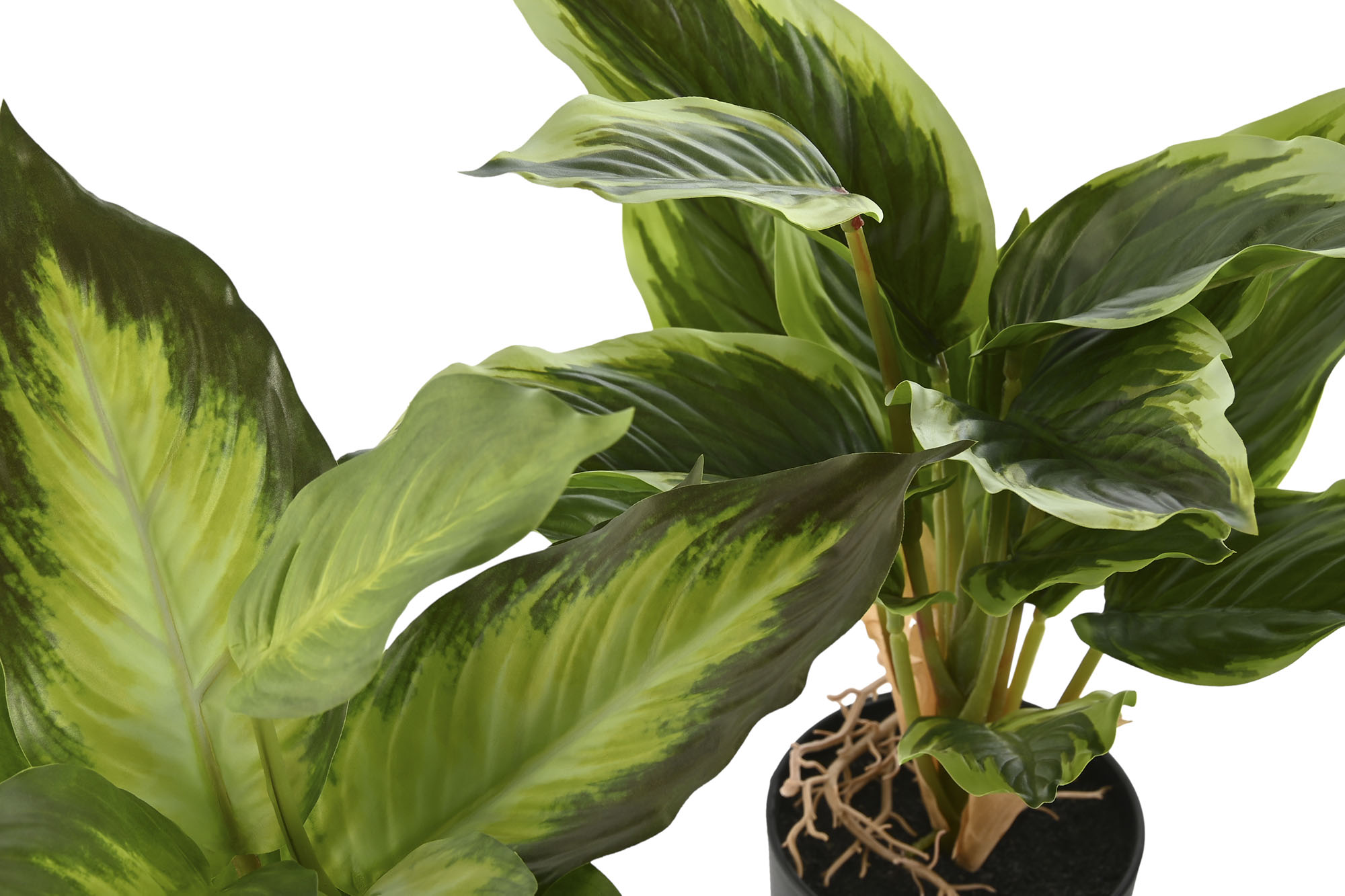 PLANTA PE PP 28X28X36 14 HOJAS VERDE 2