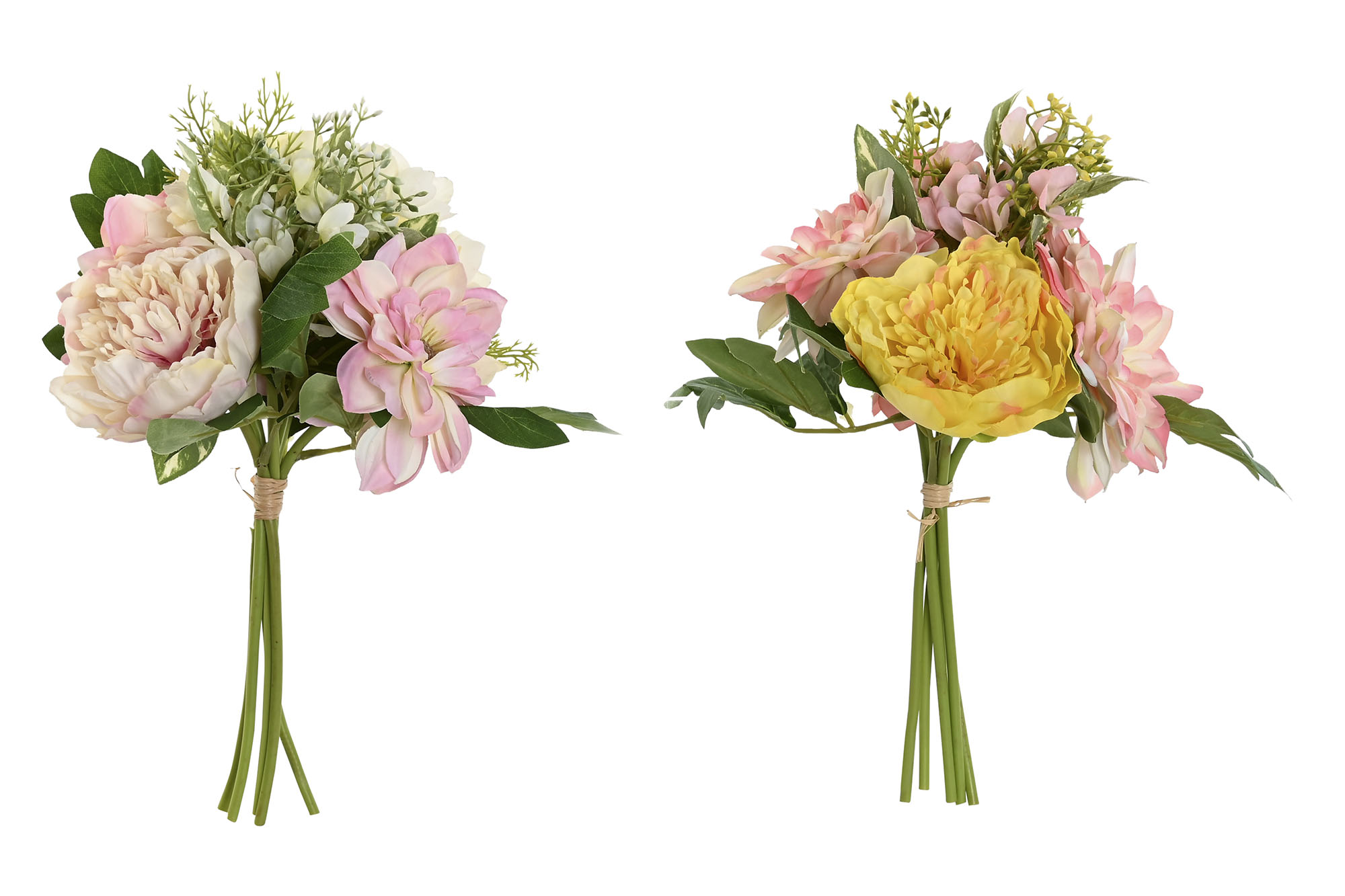 RAMO POLIESTER 24X24X30 FLORES ROSA