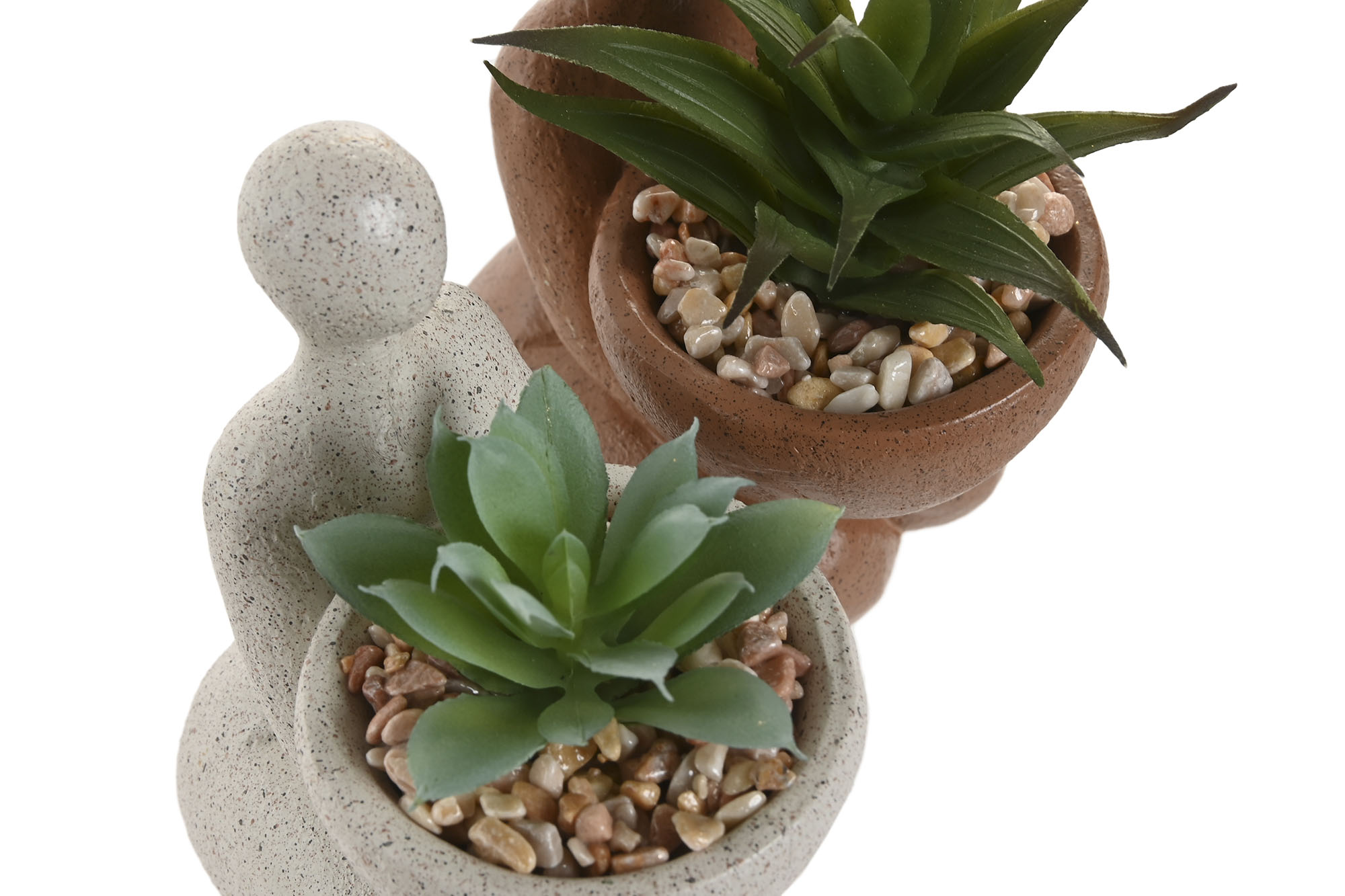 PLANTA RESINA PE 7X9X12CM BEIGE 3