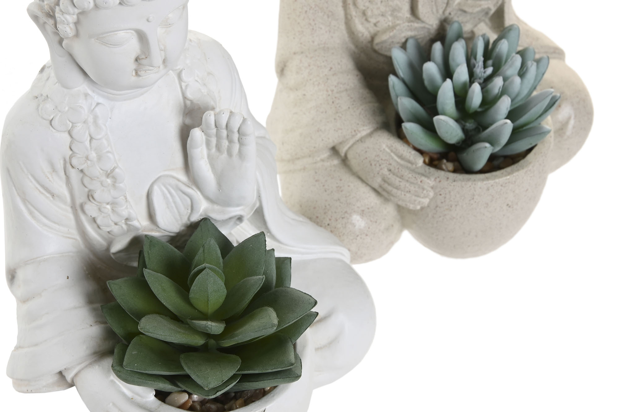 PLANTA RESINA PE 13X11,5X20CM VERDE 3