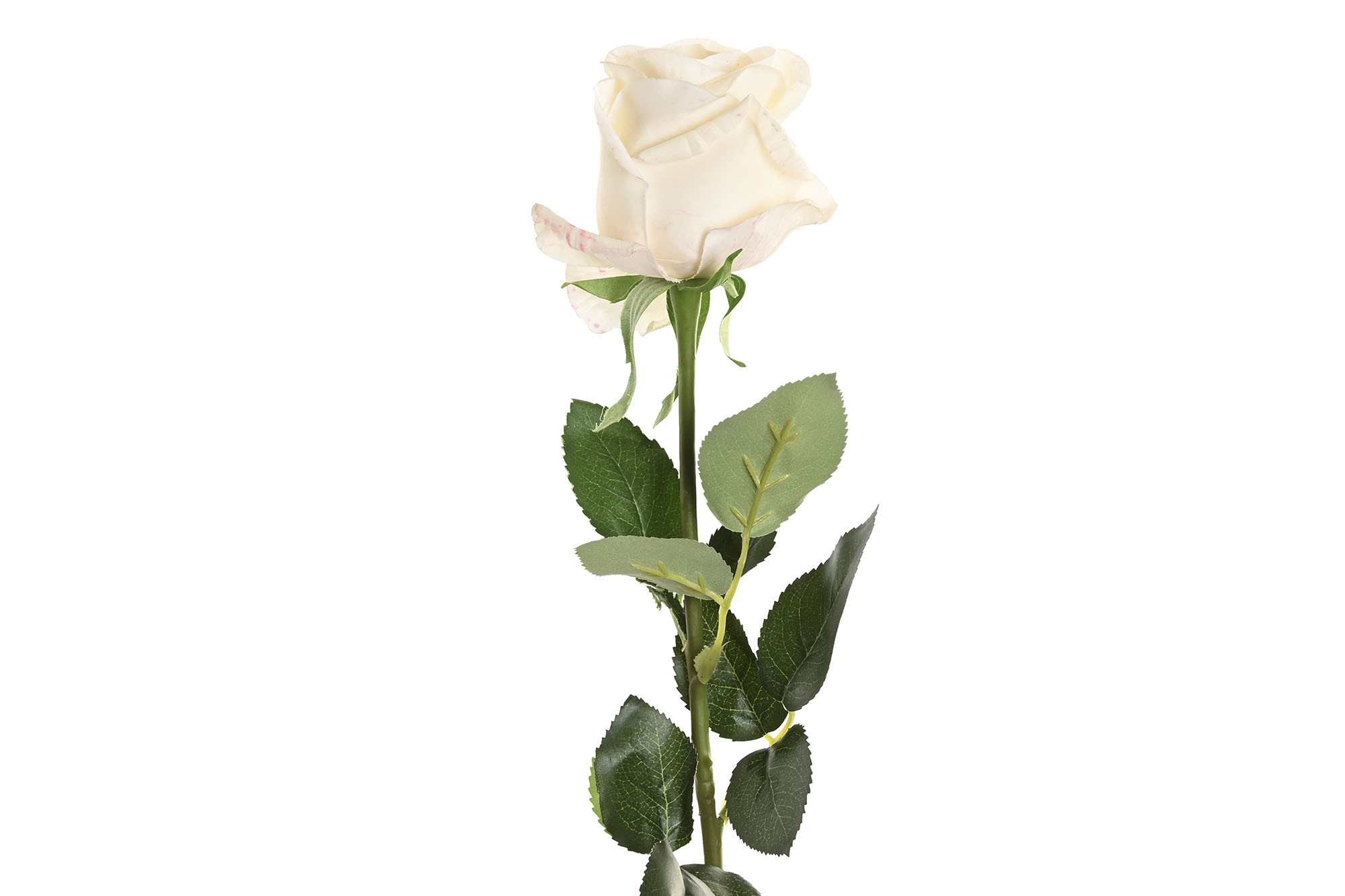 FLOR SEDA PE 9X9X67 TACTO REAL BLANCO