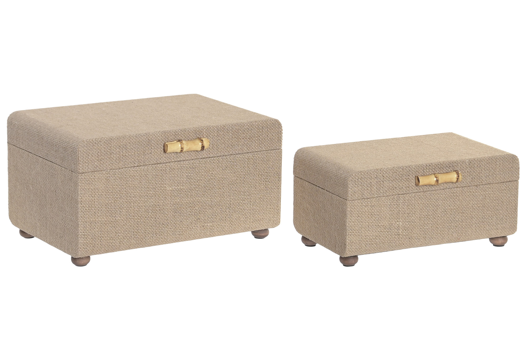 CAJA MADERA FIBRA 30X20X16,5 NATURAL