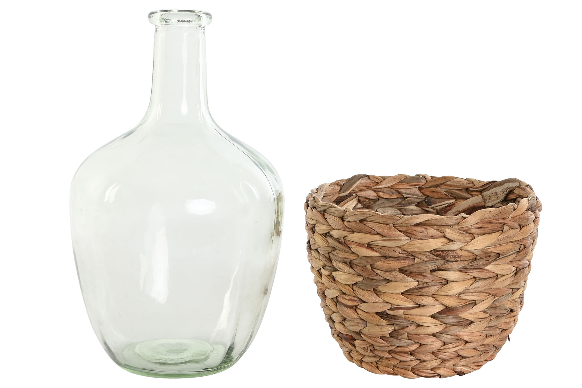 JARRON CRISTAL FIBRA 16X16X25,5 2000ML FIBRA 5