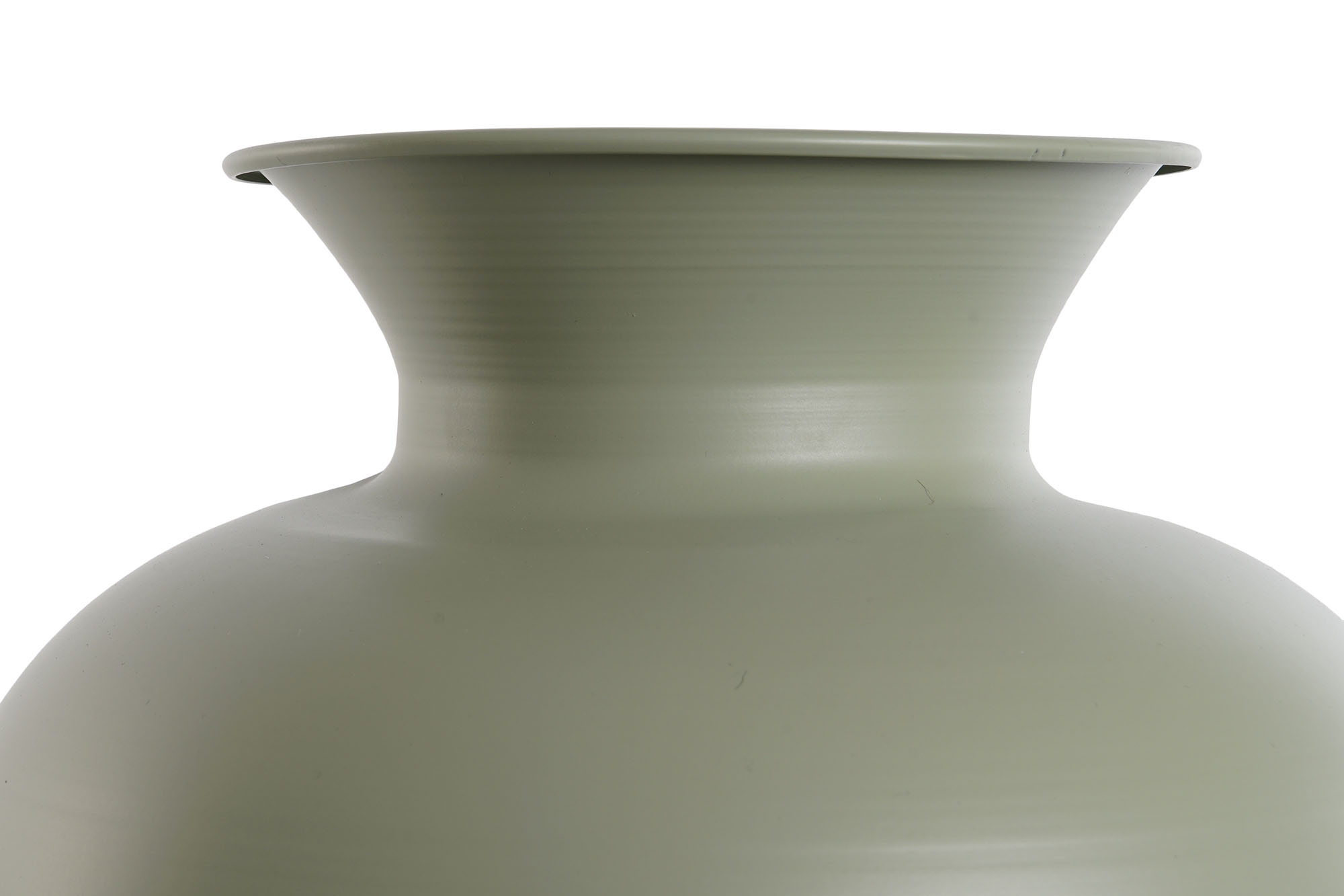 JARRON METAL 29X29X33CM VERDE 4