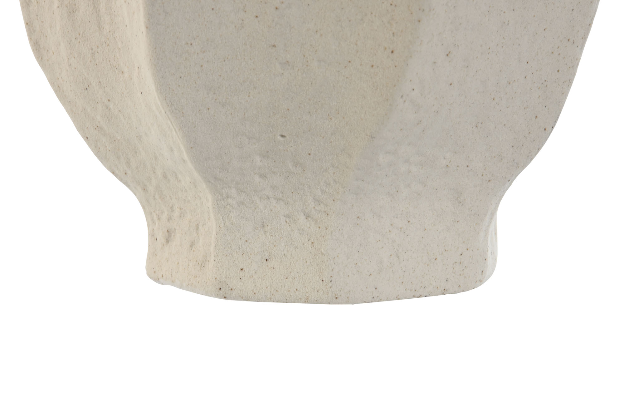JARRON PORCELANA 15,5X15,5X23 CREMA 3